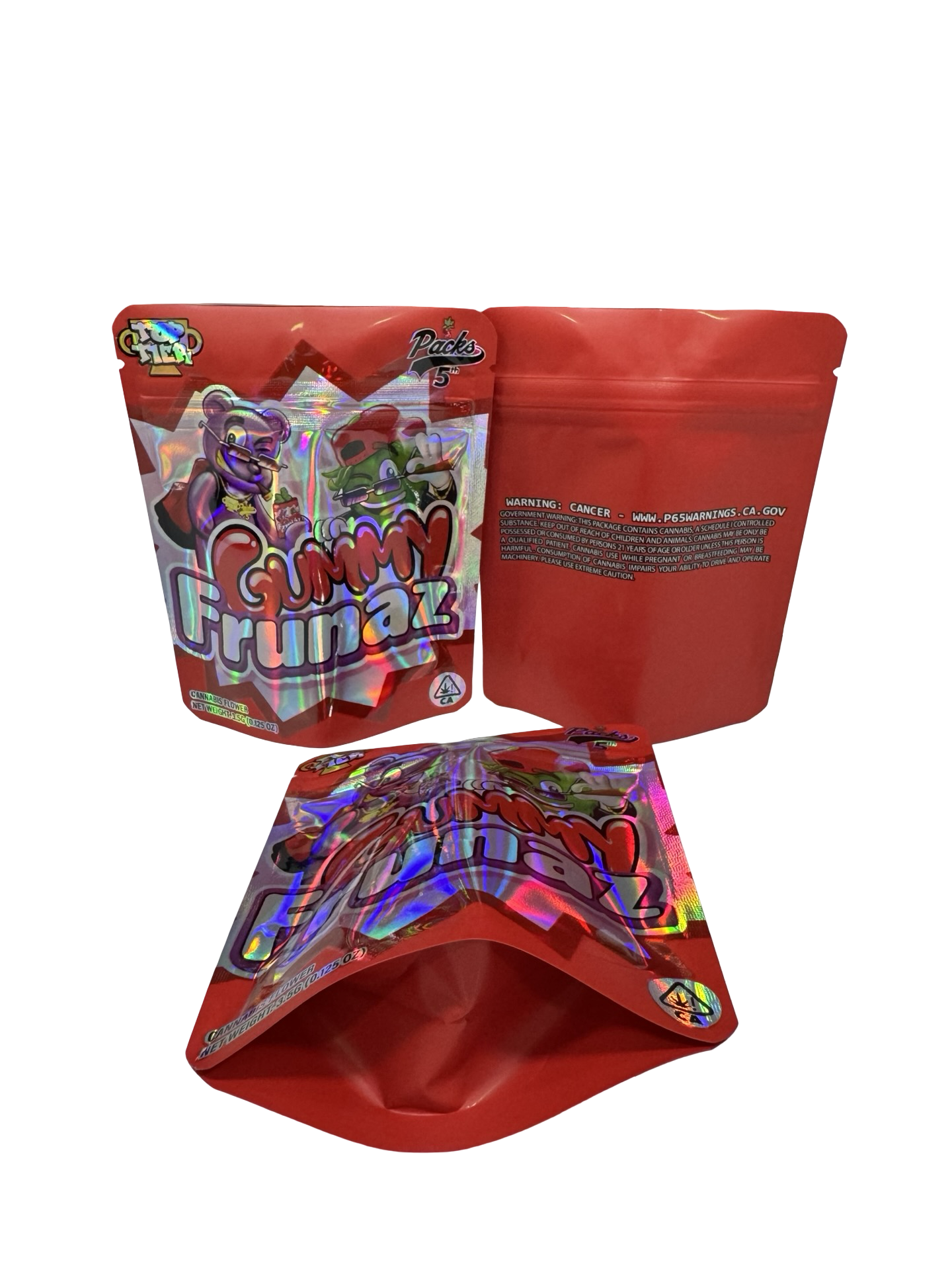 Gummy Frunaz 3.5g Mylar Bags Top Tier Gummy Frunaz 3.5g Mylar Bags Top Tier