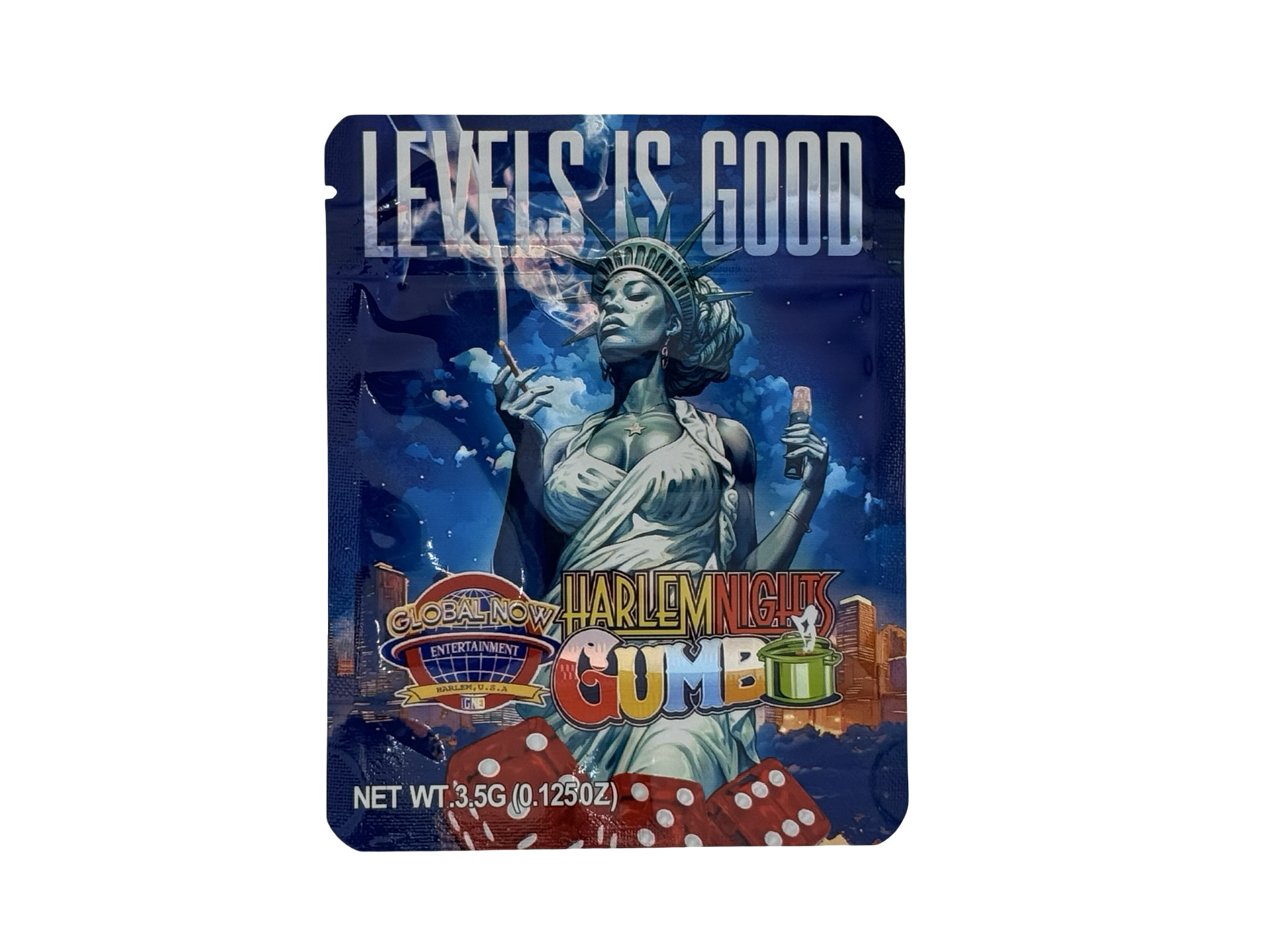 Harlem Nights 3.5g Mylar Bags Gumbo Harlem Nights 3.5g Mylar Bags Gumbo