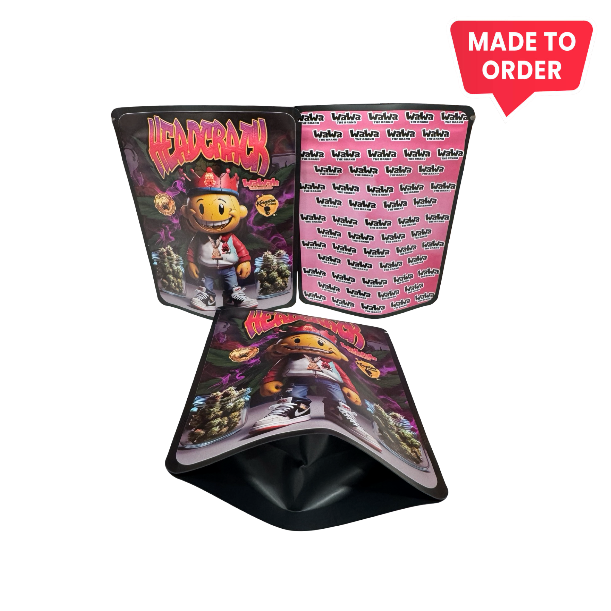 Headcrack Mylar Bags 3.5g Wawah