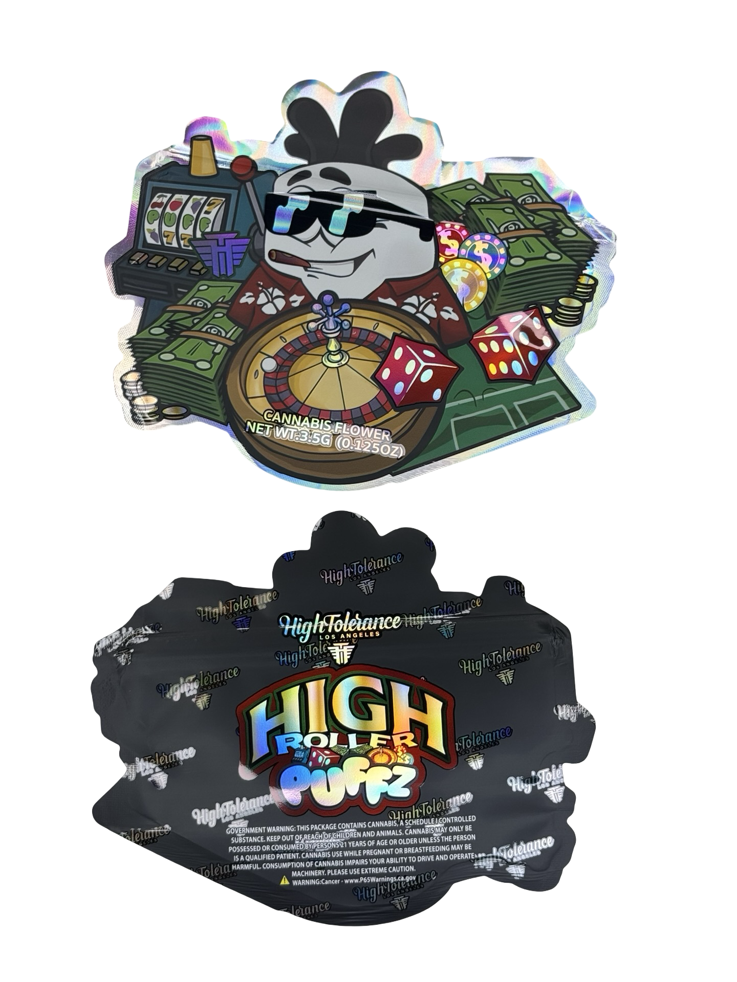 High Roller Puffz 3.5g Mylar Bags High Tolerance