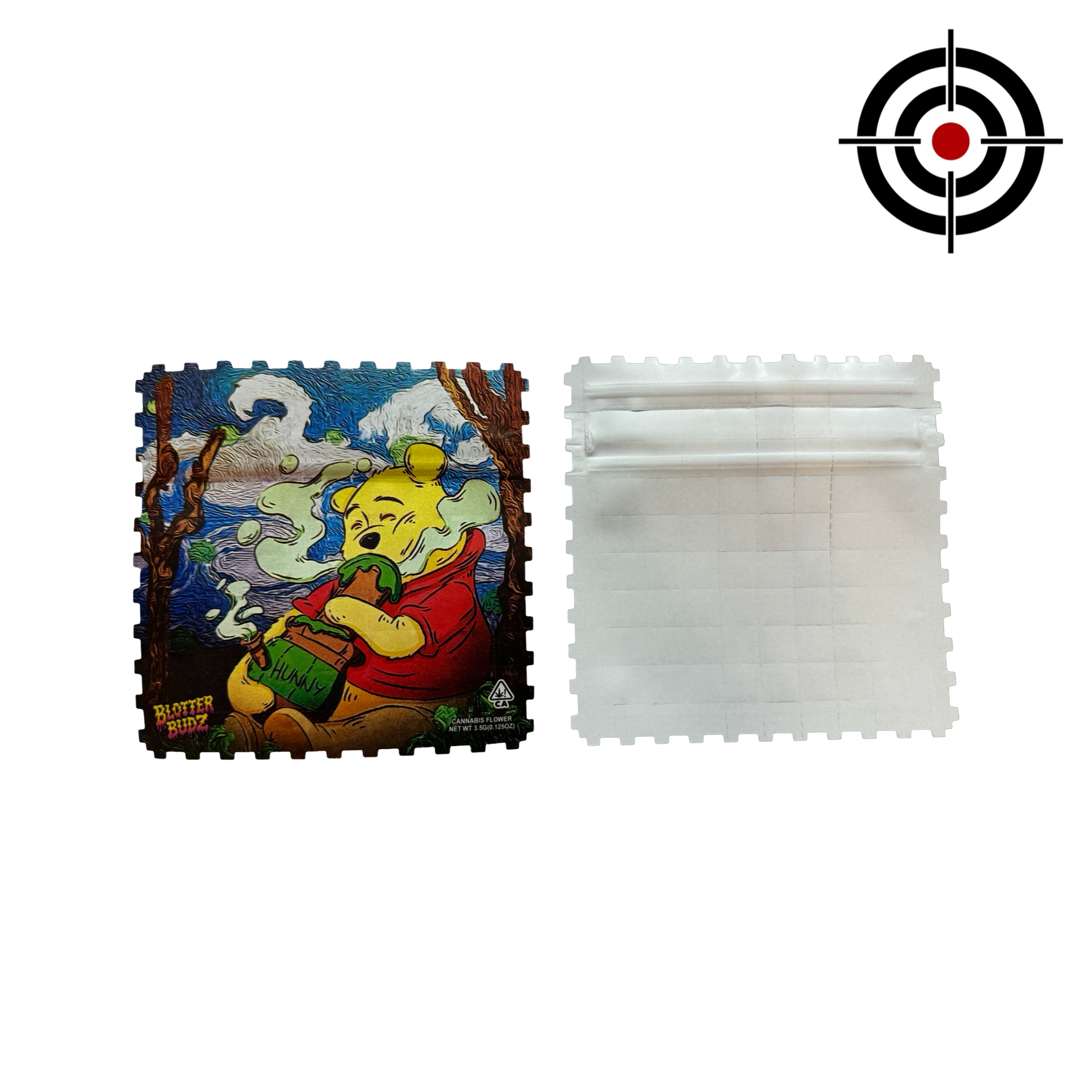 Hunny Mylar Bags 3.5g Blotter Budz Hunny Mylar Bags 3.5g Blotter Budz