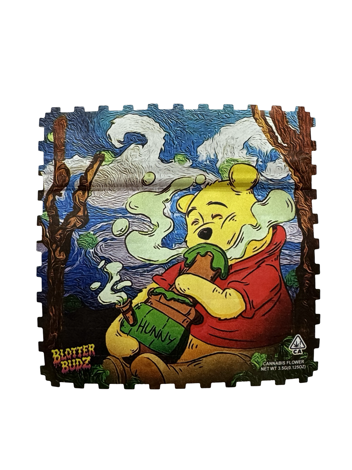 Hunny Mylar Bags 3.5g Blotter Budz Hunny Mylar Bags 3.5g Blotter Budz