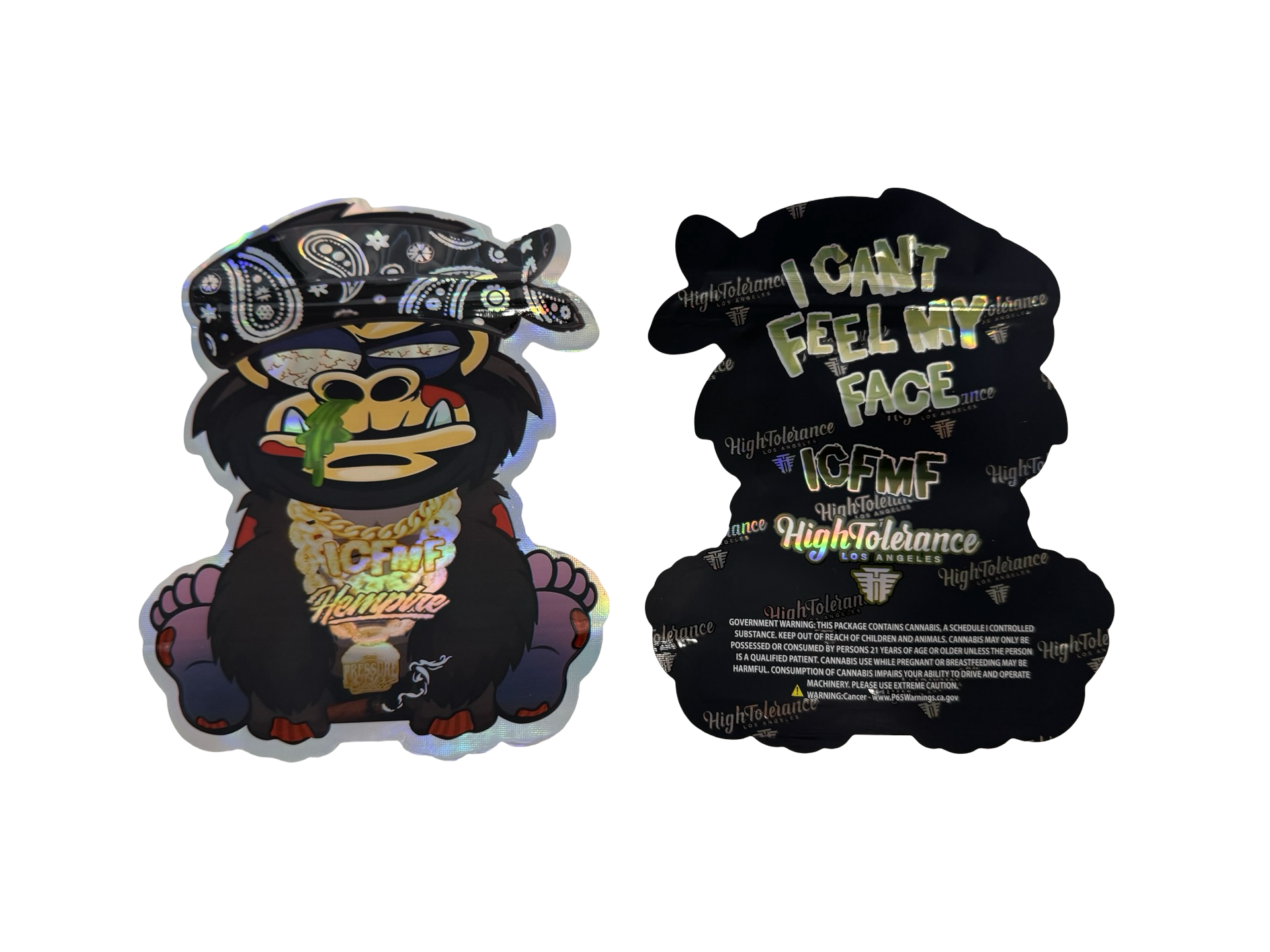 I Can’t Feel My Face ICFMF (7) 3.5g Mylar Bags High I Can’t Feel My Face ICFMF (7) 3.5g Mylar Bags High