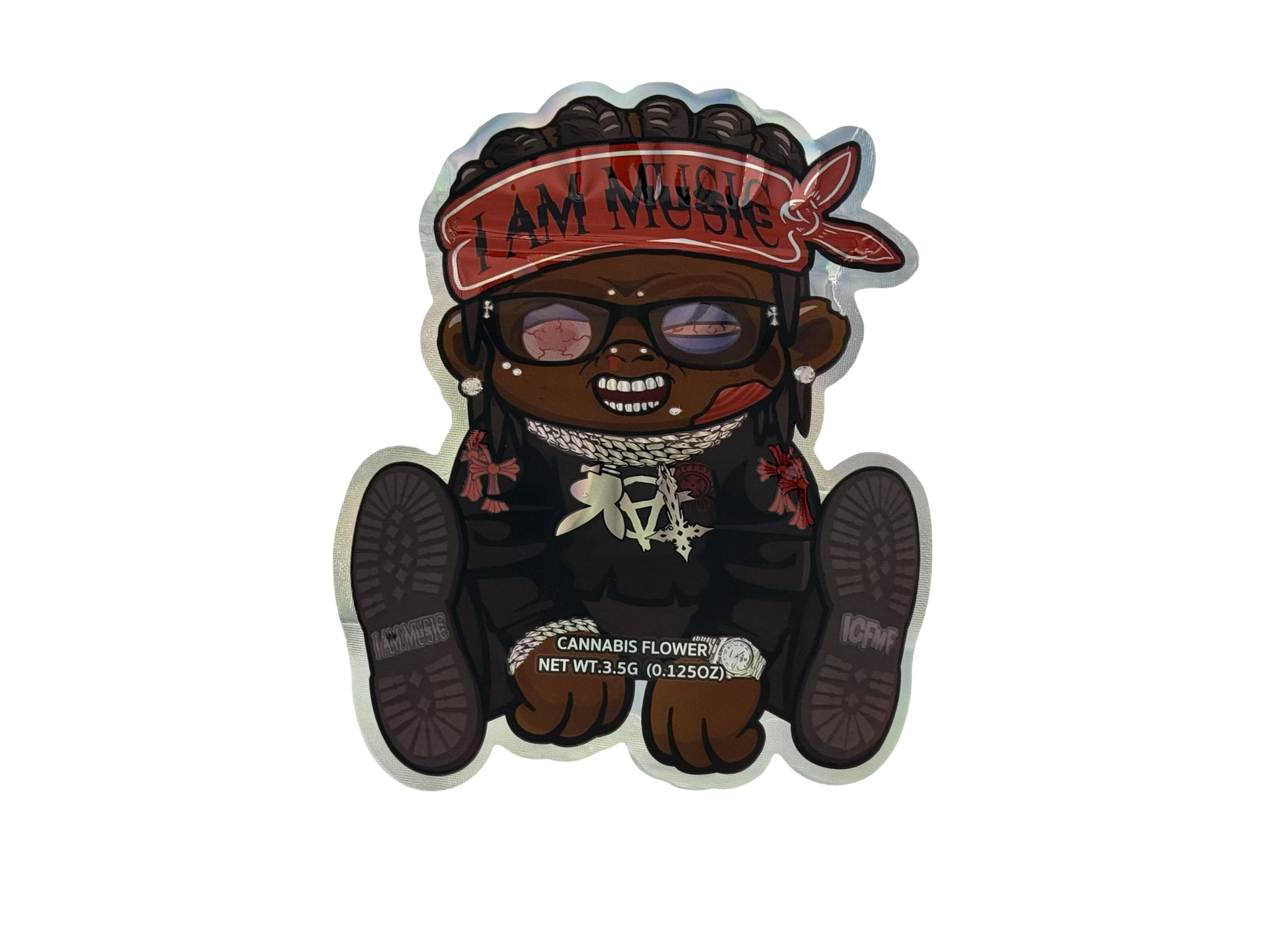 ICFMF I Am Music Playboi Carti 3.5g Mylar Bags High ICFMF I Am Music Playboi Carti 3.5g Mylar Bags High