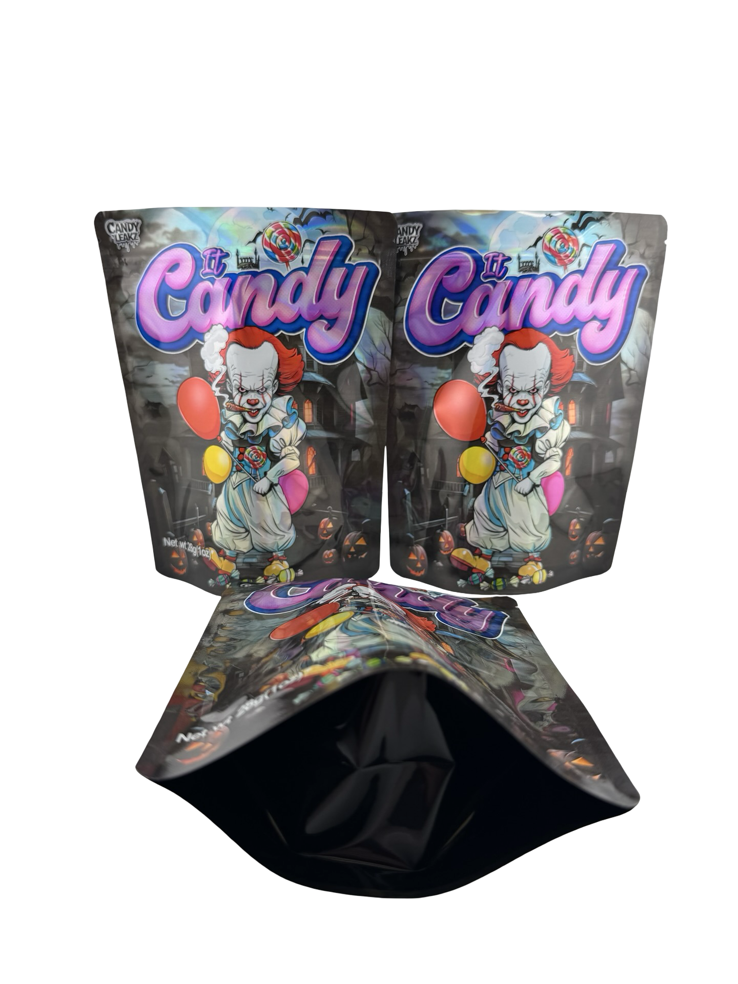 It Candy 28g Mylar Bags (1oz) Candy Leakz