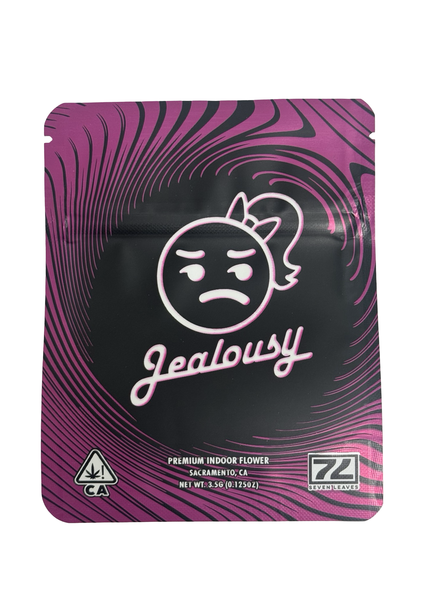 Jealousy 3.5g Mylar Bags Seven Leaves Jealousy 3.5g Mylar Bags Seven Leaves