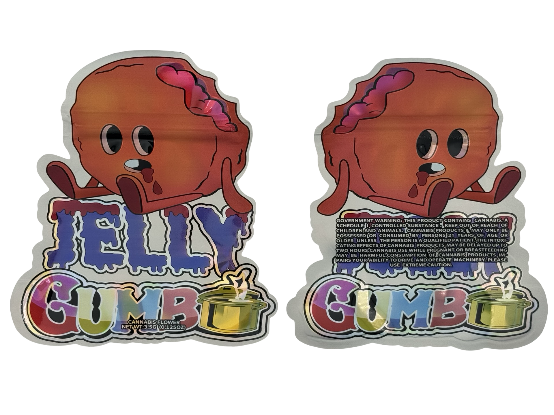 Jelly 3.5g Mylar Bags Gumbo Jelly 3.5g Mylar Bags Gumbo