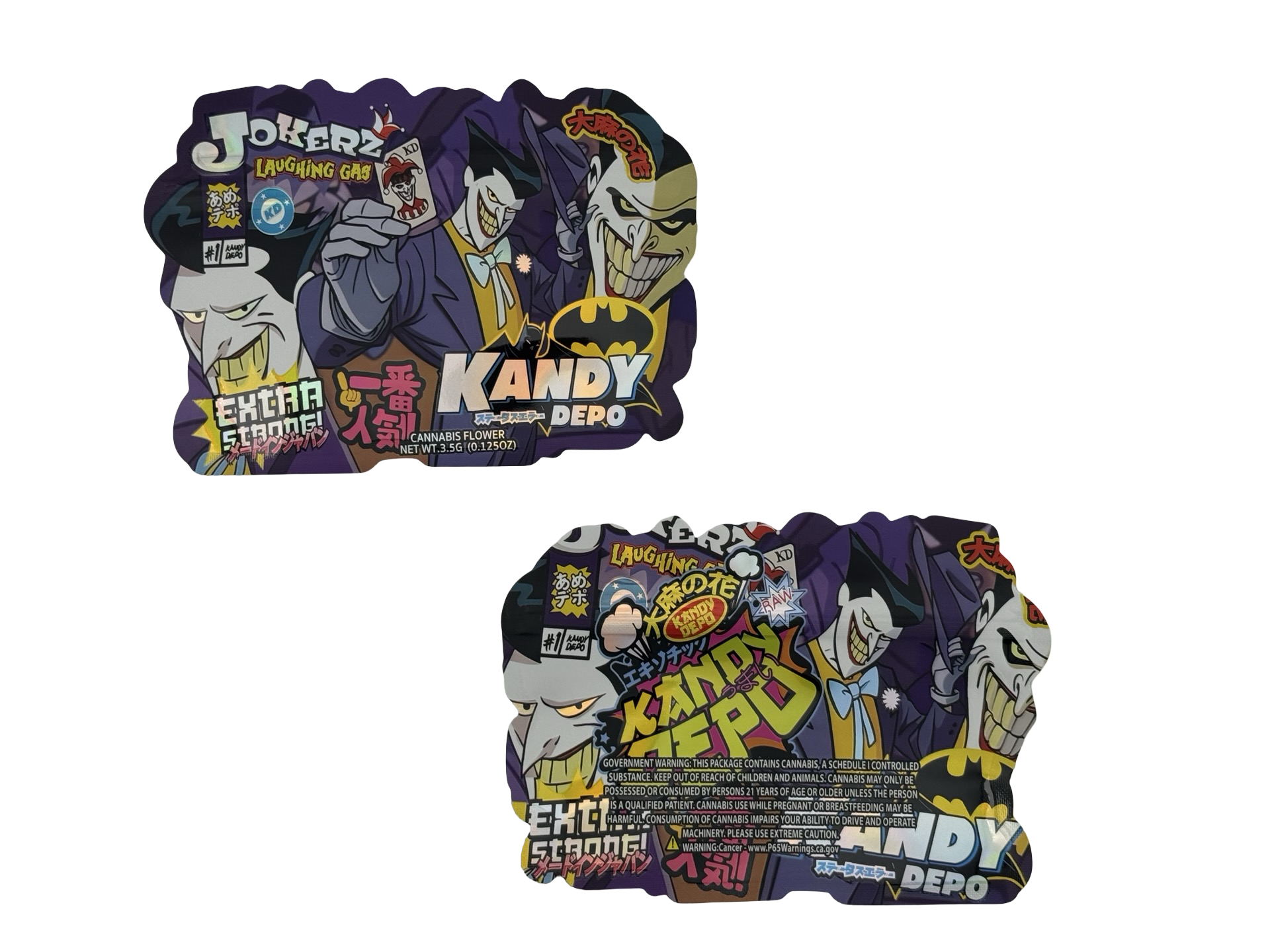 Jokerz Laughing Gas Mylar Bags 3.5g Kandy Depo Jokerz Laughing Gas Mylar Bags 3.5g Kandy Depo