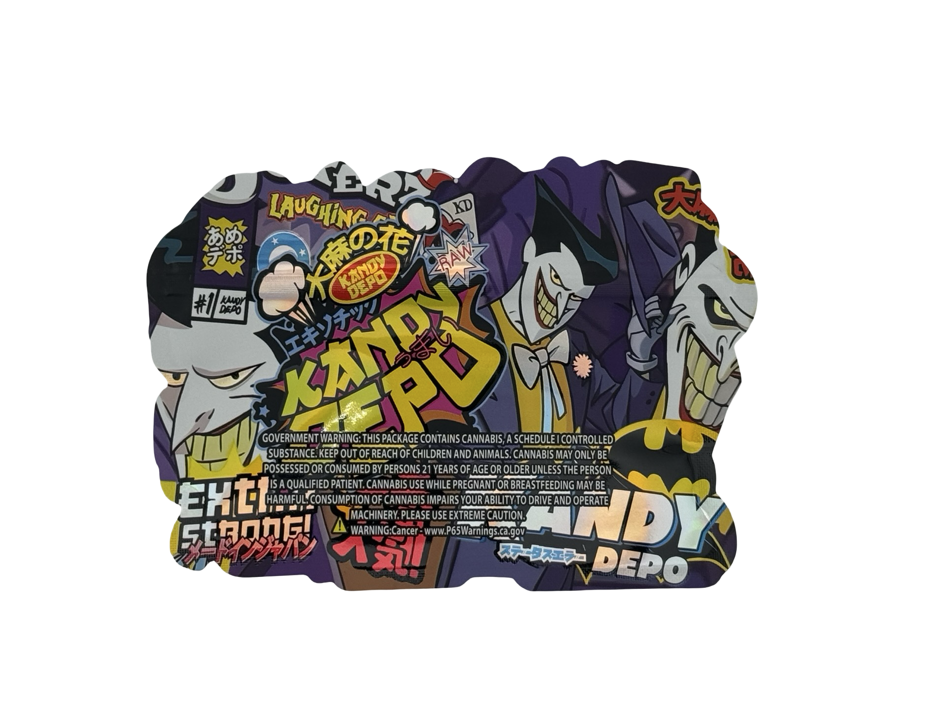 Jokerz Laughing Gas Mylar Bags 3.5g Kandy Depo Jokerz Laughing Gas Mylar Bags 3.5g Kandy Depo