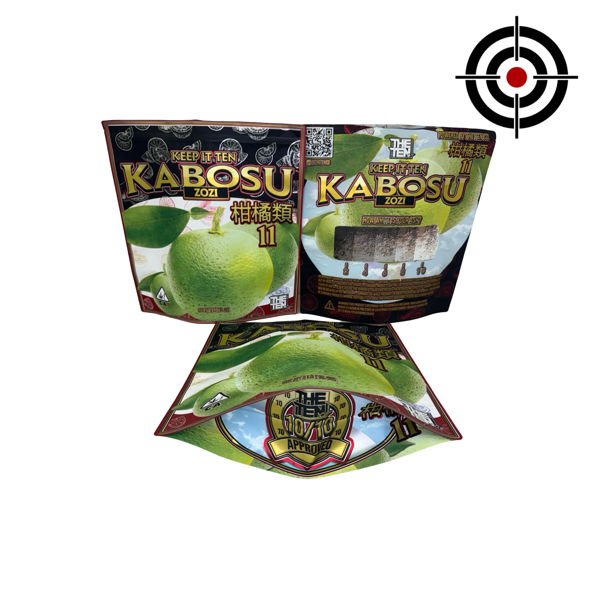 Kabosu Zozi Mylar Bags 1 lb (Pound) The Ten Co