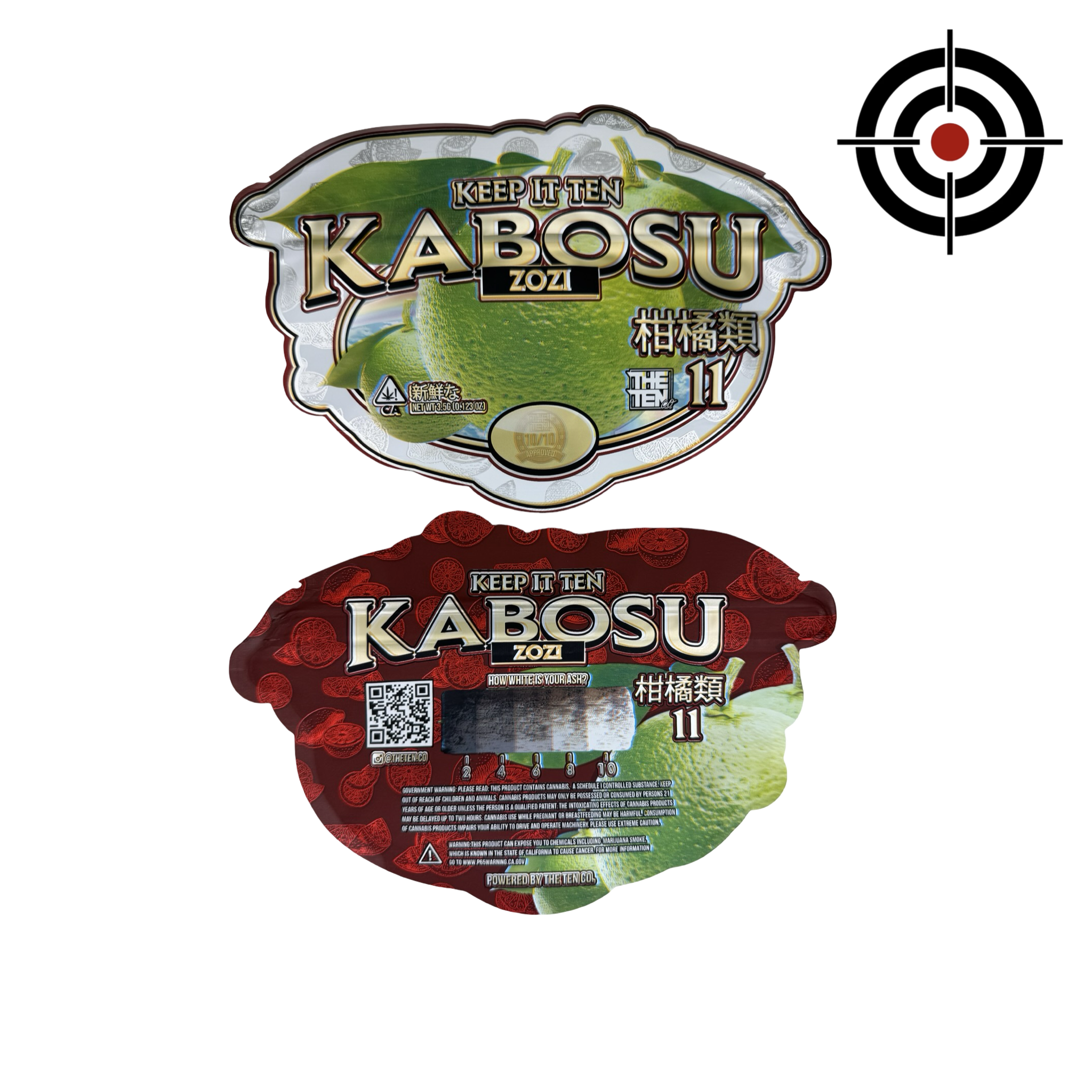 Kabosu Zozi Mylar Bags 3.5g The Ten Co