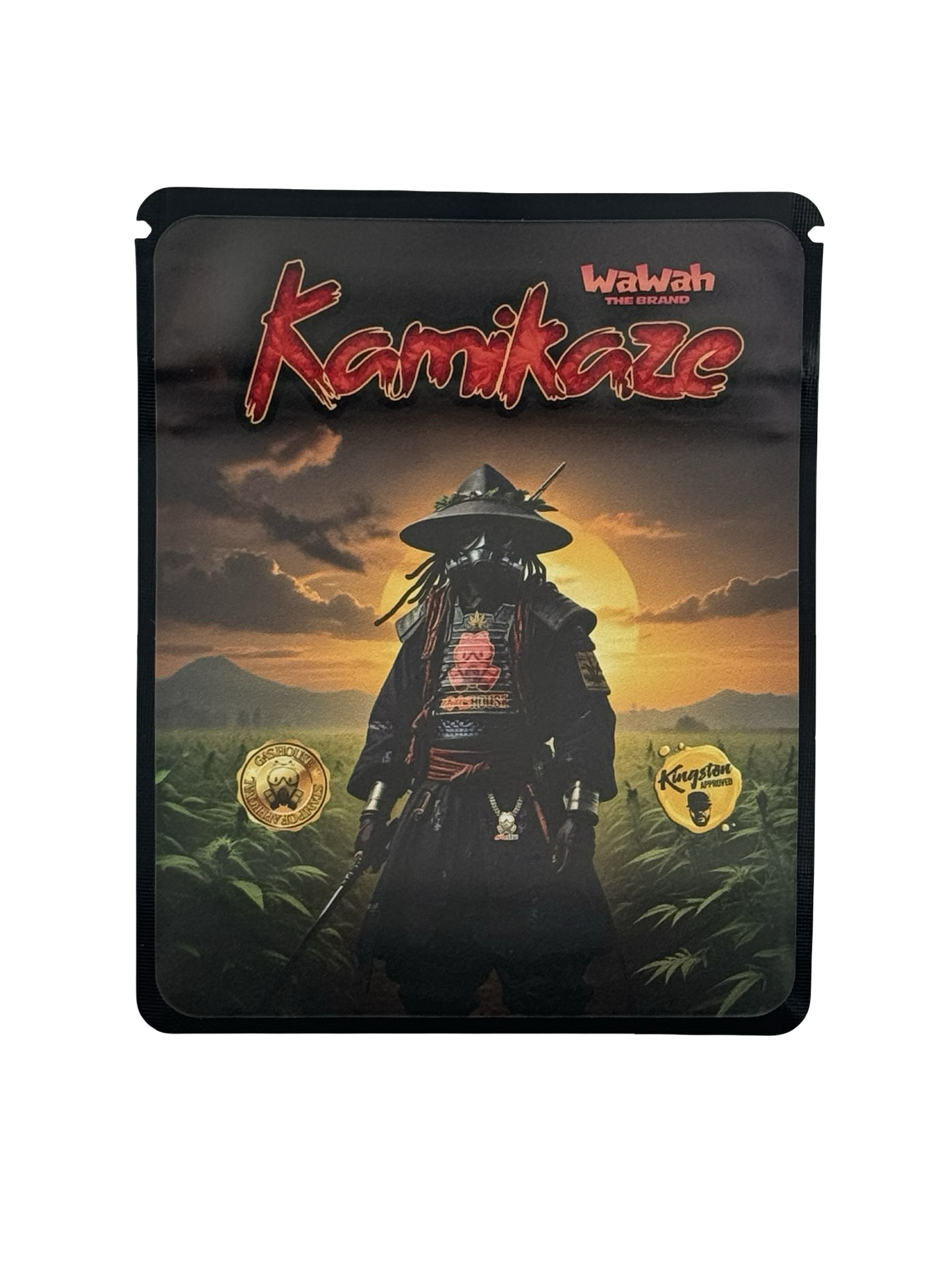 Kamikaze Mylar Bags 3.5g Wawah Kamikaze Mylar Bags 3.5g Wawah