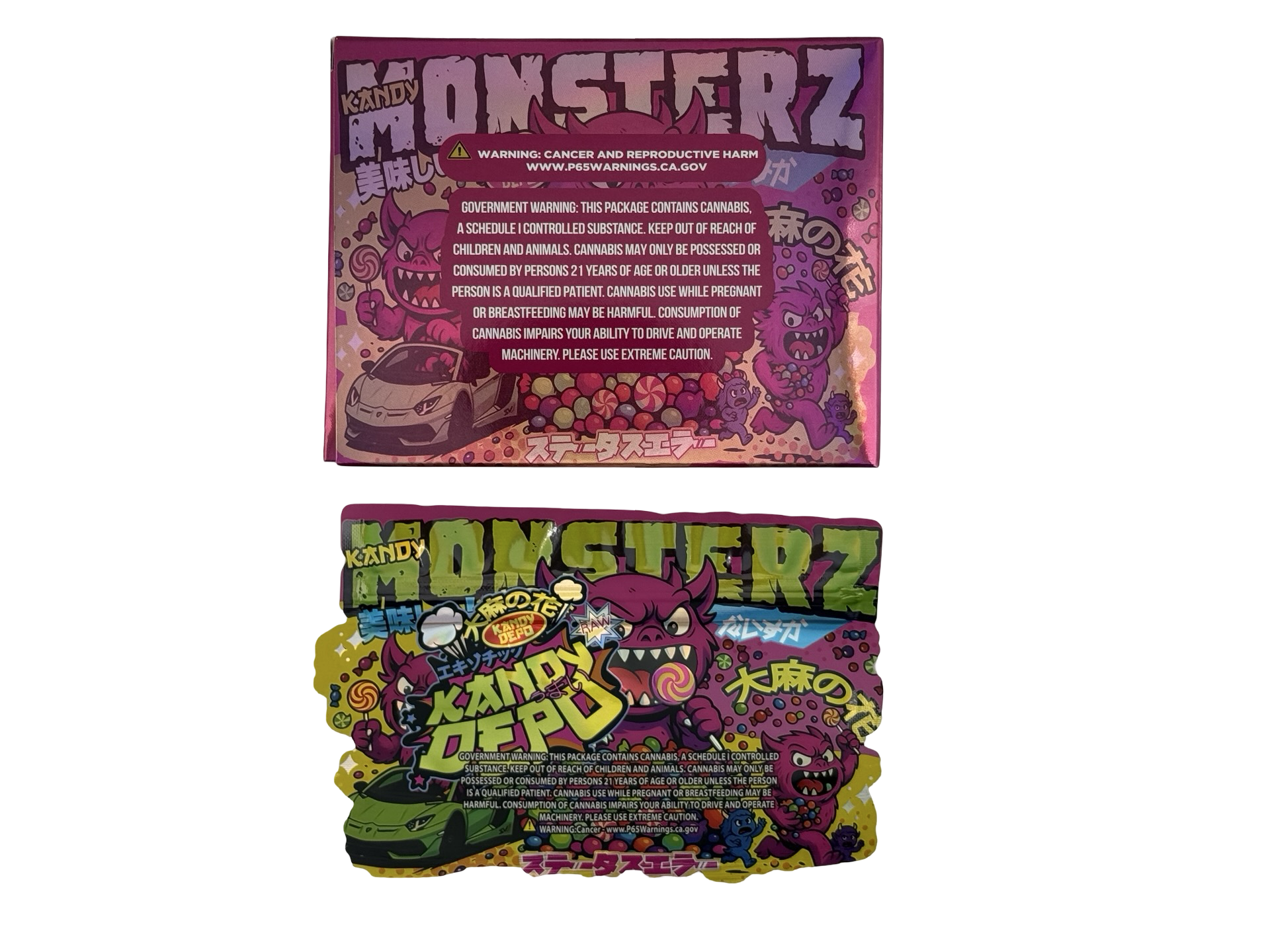 Kandy Monsterz 3.5g Mylar Bags & Boxes Kandy Depo Kandy Monsterz 3.5g Mylar Bags & Boxes Kandy Depo