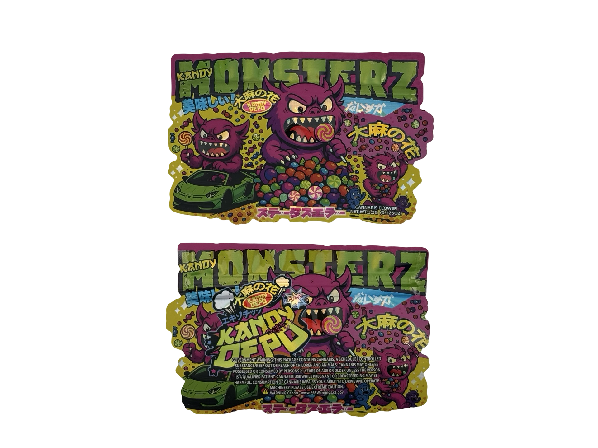 Kandy Monsterz 3.5g Mylar Bags & Boxes Kandy Depo Kandy Monsterz 3.5g Mylar Bags & Boxes Kandy Depo