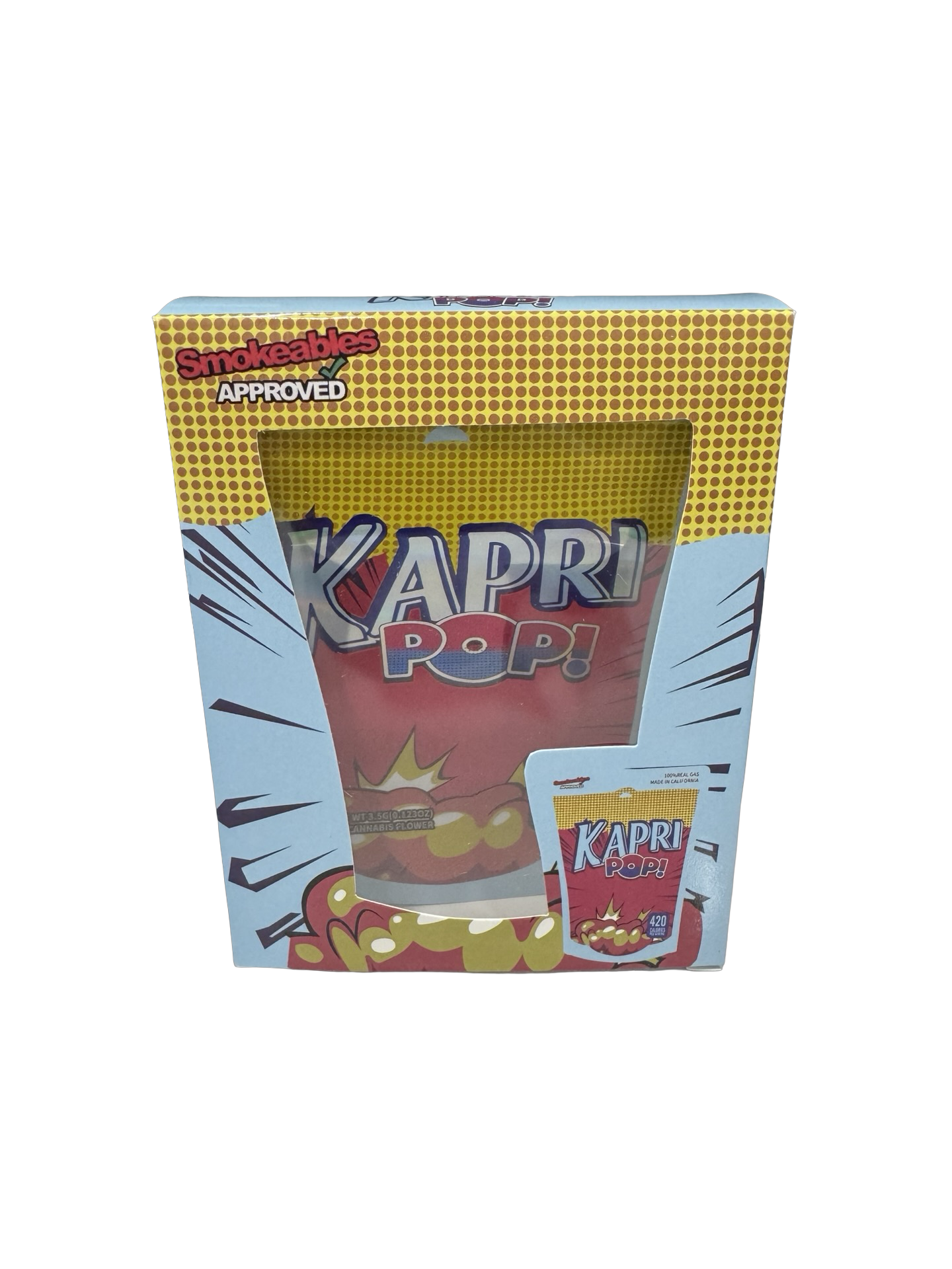 Kapri Pop 3.5g Mylar Bags & Boxes High Tolerance Kapri Pop 3.5g Mylar Bags & Boxes High Tolerance