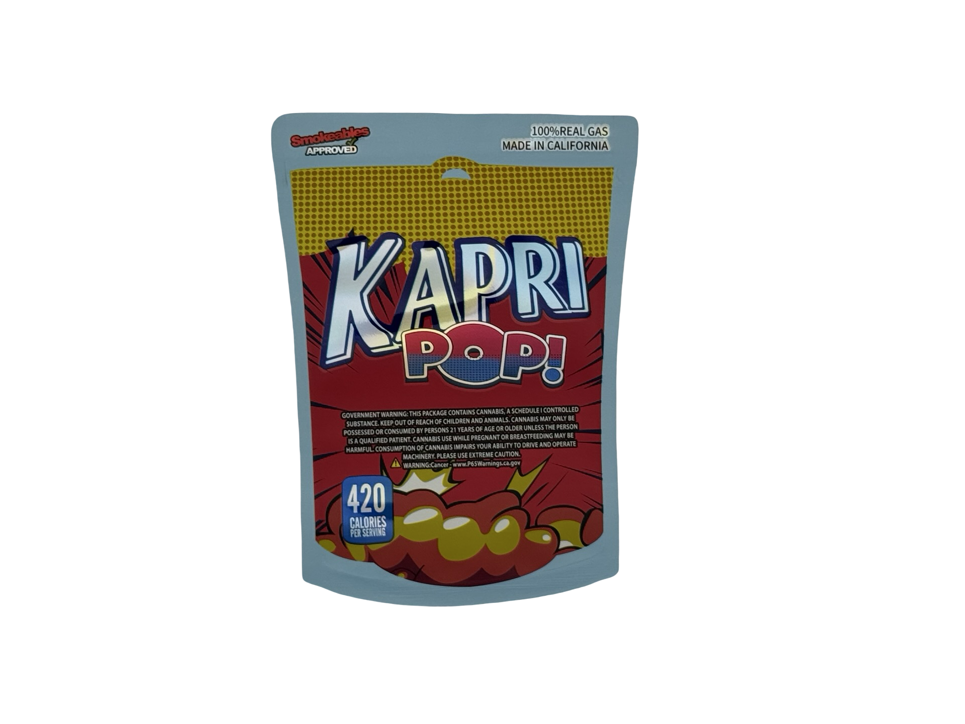 Kapri Pop 3.5g Mylar Bags High Tolerance Kapri Pop 3.5g Mylar Bags High Tolerance