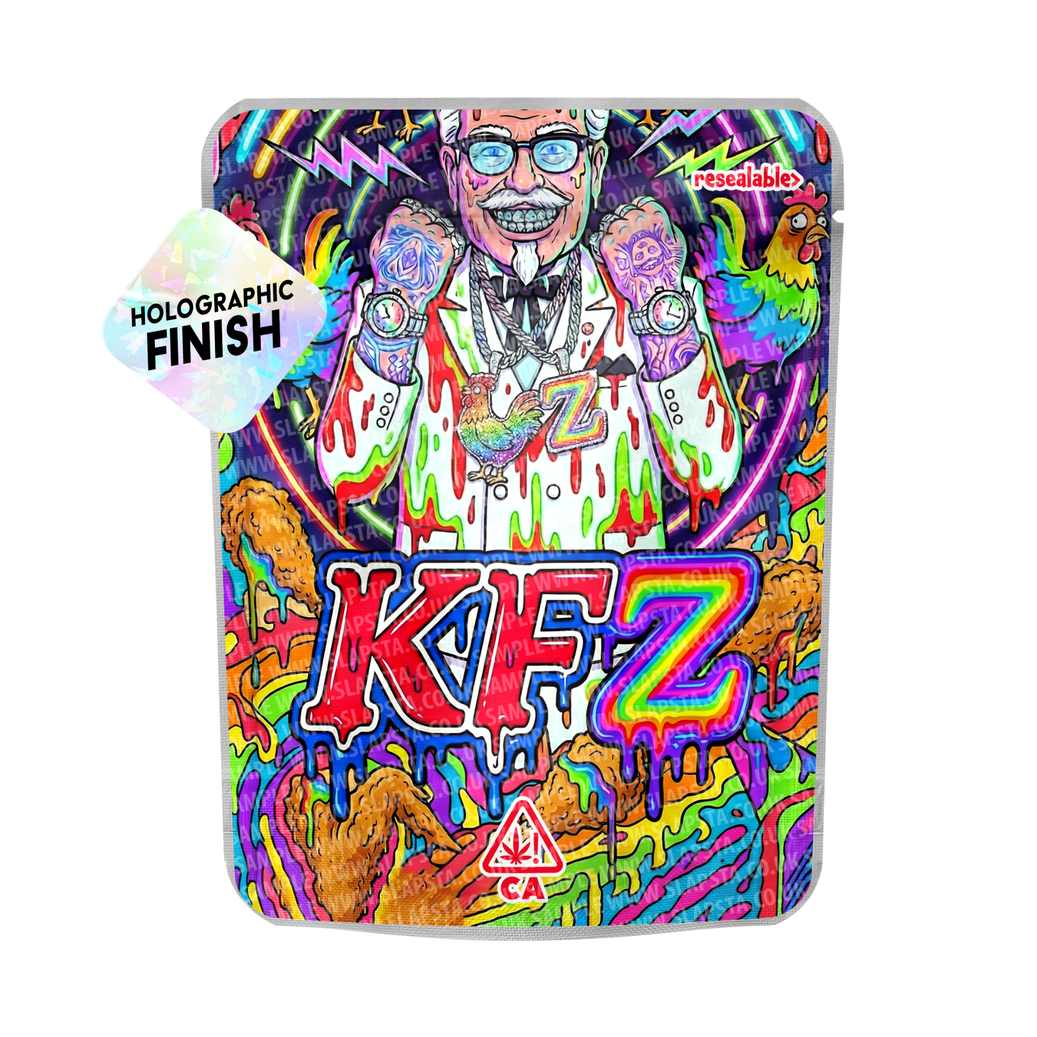 KFZ Holo Mylar Sticker Packs KFZ Holo Mylar Sticker Packs