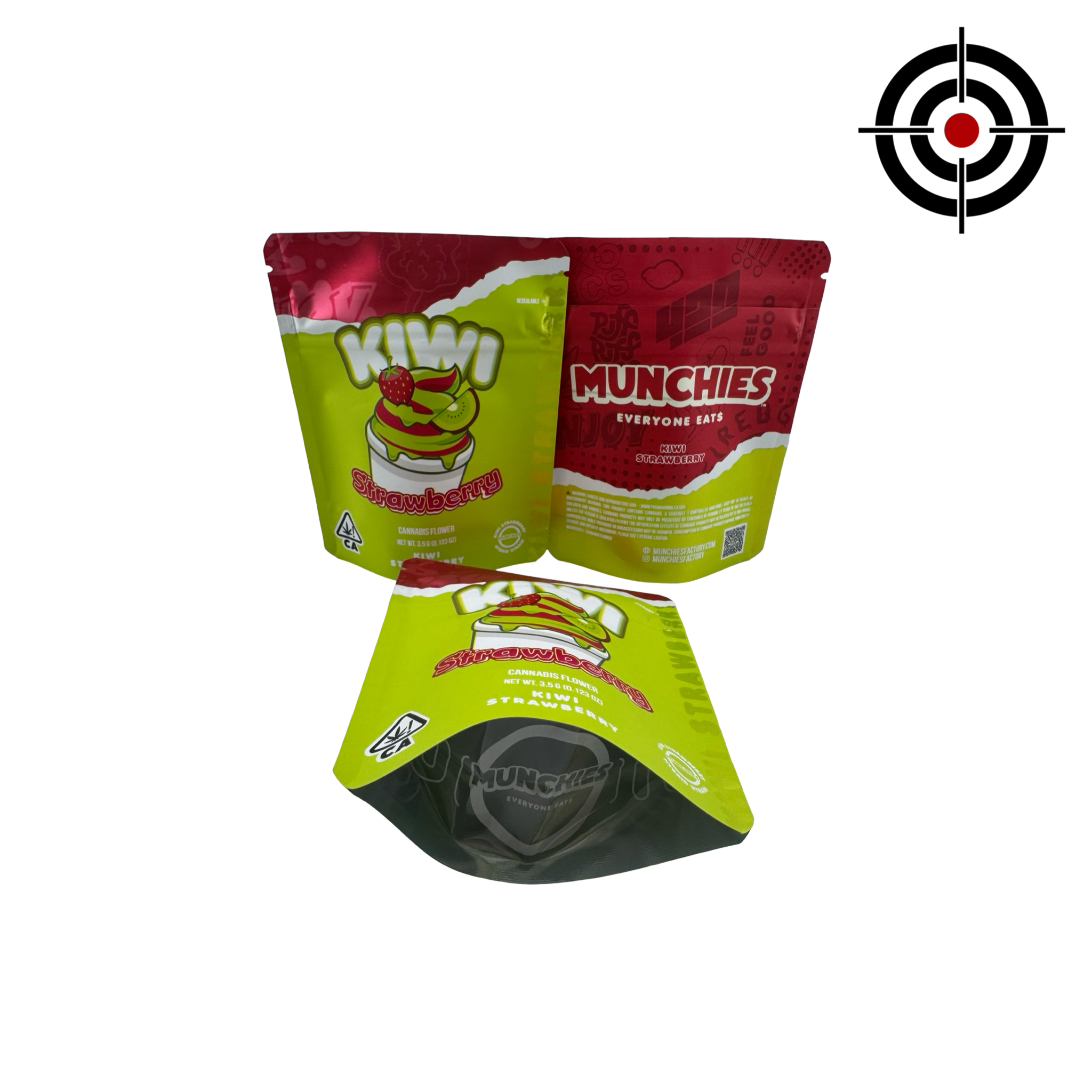 Kiwi Strawberry Mylar Bags 3.5g Munchies