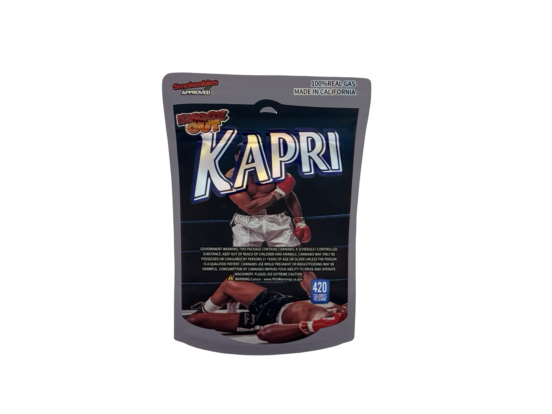 Knock Out Kapri 3.5g Mylar Bags High Tolerance Knock Out Kapri 3.5g Mylar Bags High Tolerance