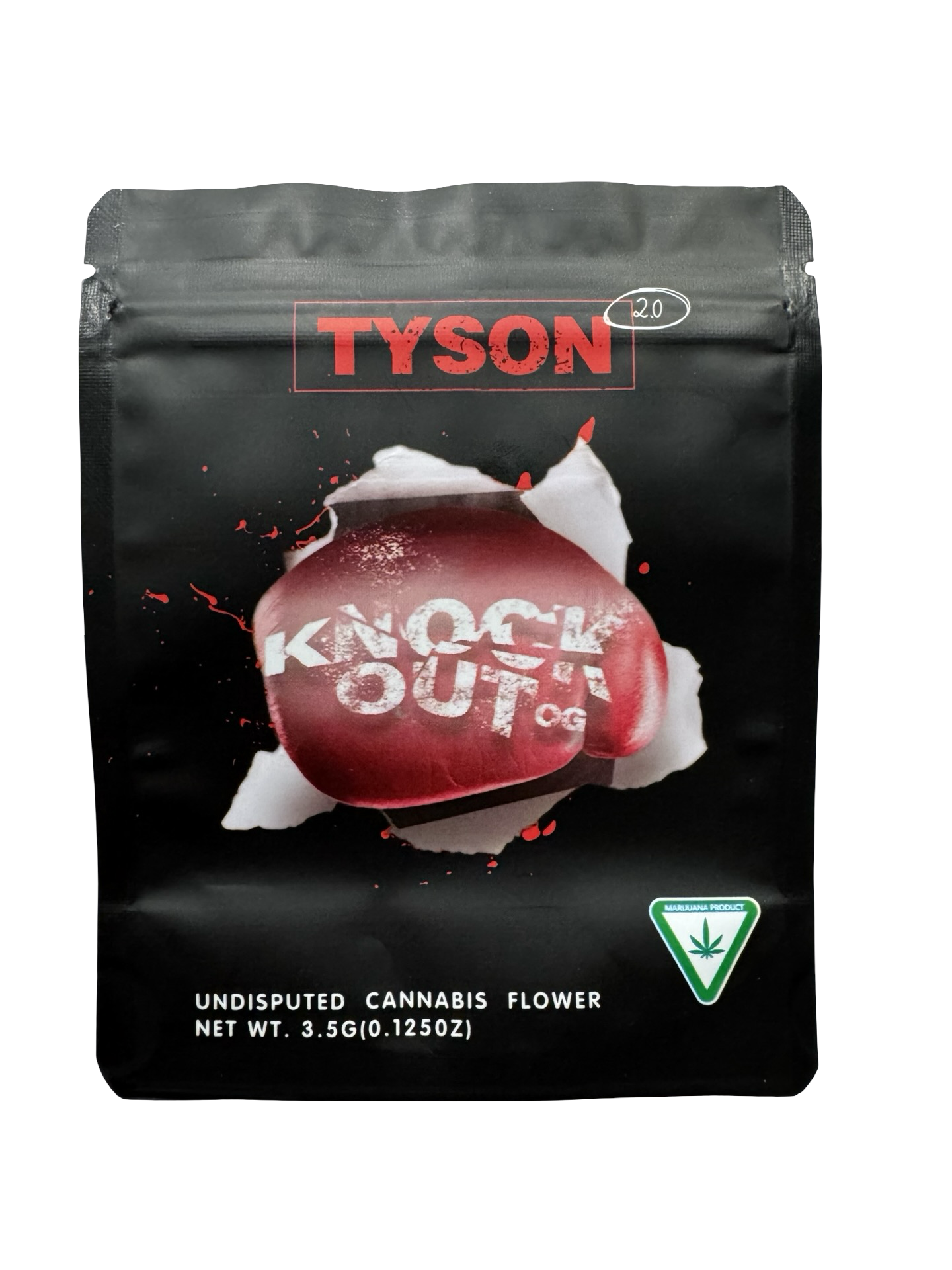 Knockout OG Mylar Bags 3.5g Tyson 2.0 Knockout OG Mylar Bags 3.5g Tyson 2.0