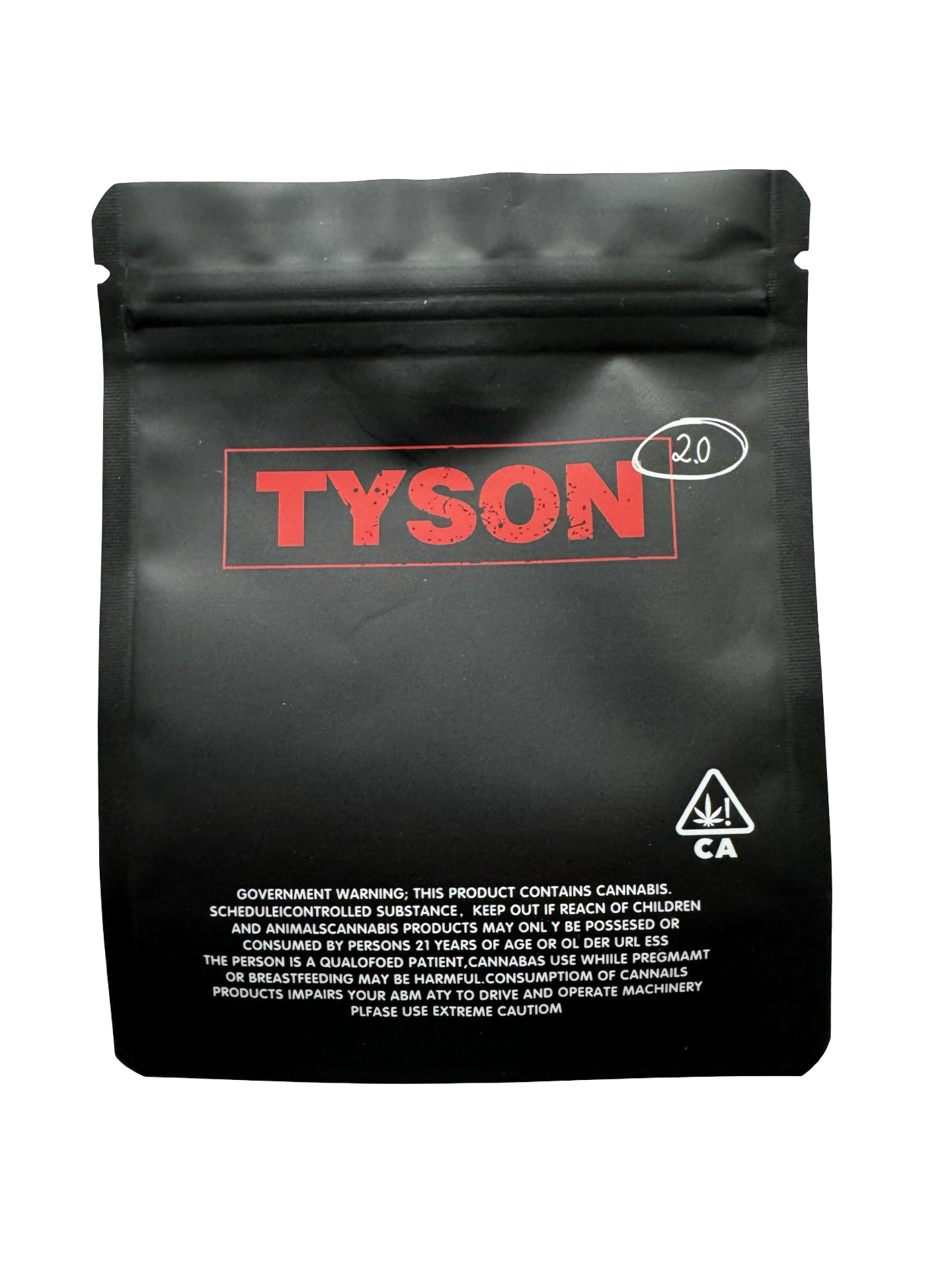 Knockout OG Mylar Bags 3.5g Tyson 2.0 Knockout OG Mylar Bags 3.5g Tyson 2.0