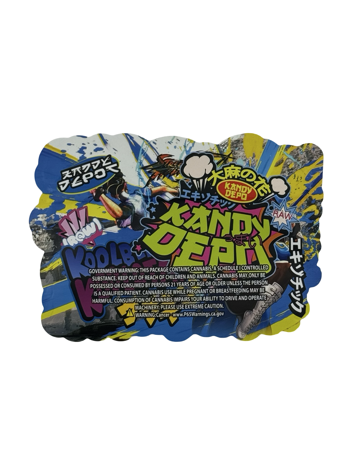 Koolberry Koolatta Street Fighter Mylar Bags 3.5g Kandy Depo Koolberry Koolatta Street Fighter Mylar Bags 3.5g Kandy Depo