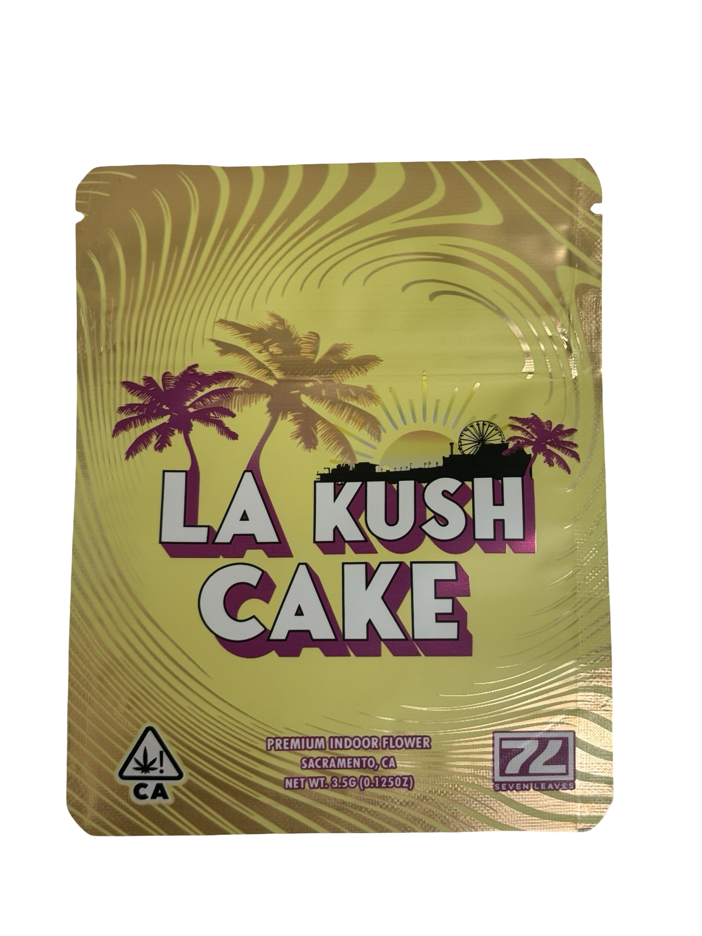 LA Kush Cake 3.5g Mylar Bags Seven Leaves LA Kush Cake 3.5g Mylar Bags Seven Leaves