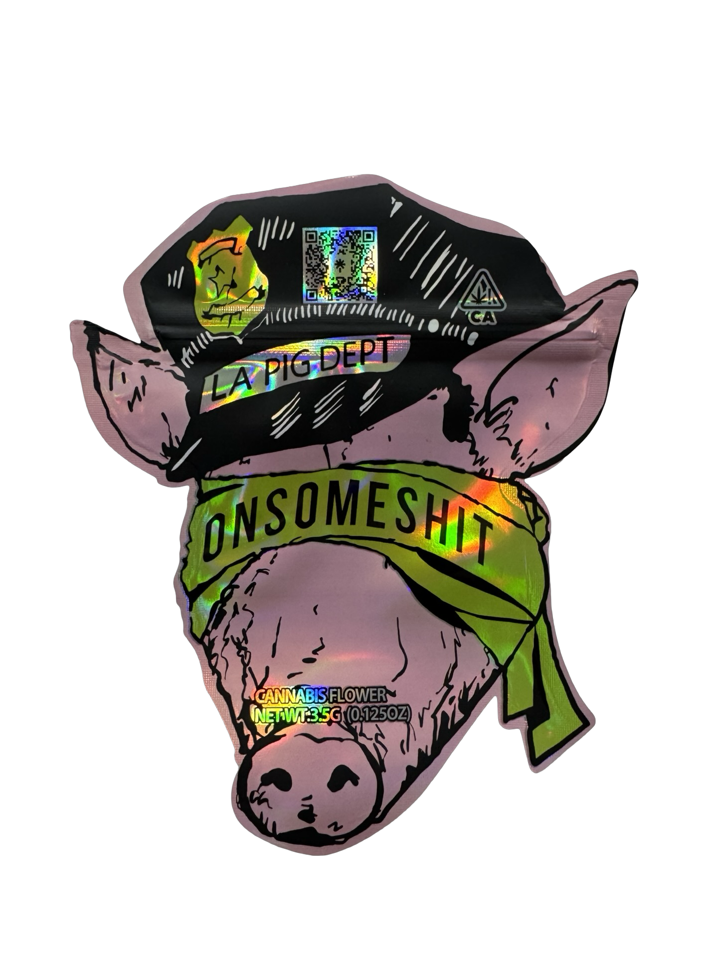 LA Pig Dept Mylar Bags 3.5g ONSOMESHIT LA Pig Dept Mylar Bags 3.5g ONSOMESHIT