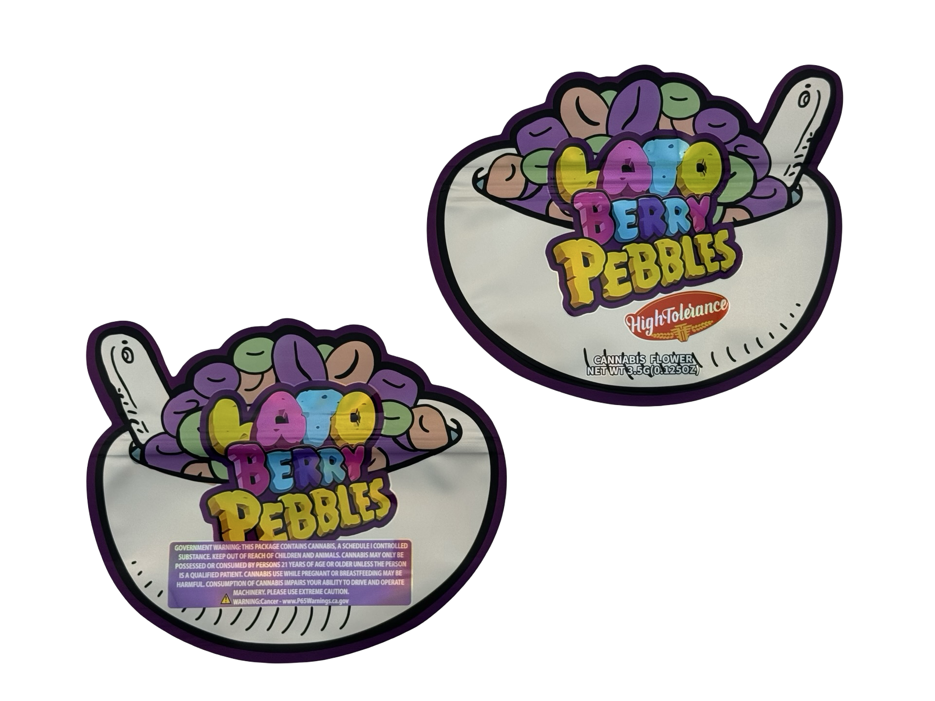 Lato Berry Pebbles 3.5g Mylar Bags High Tolerance