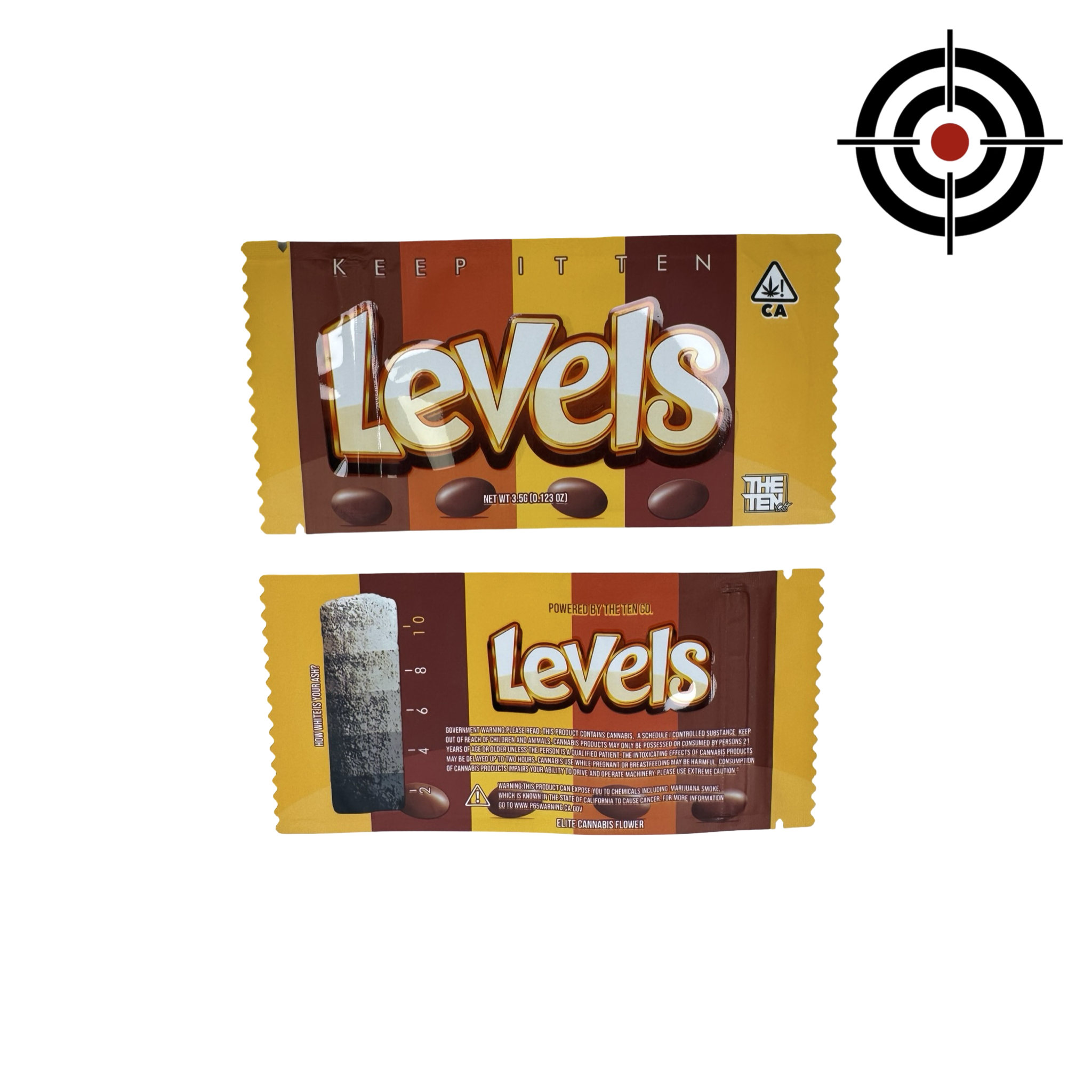 Levels Mylar Bags 3.5g The Ten Co