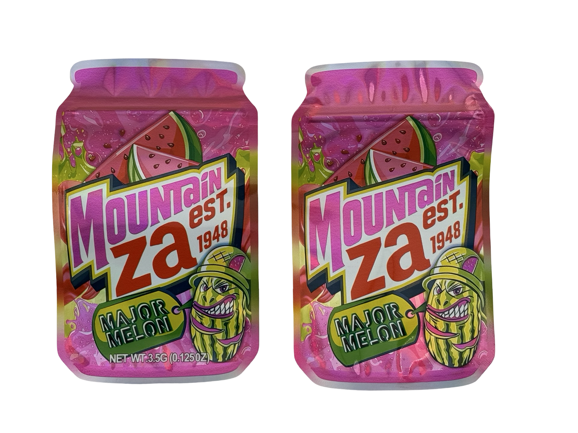 Major Melon 3.5g Mylar Bags Mountain Za Major Melon 3.5g Mylar Bags Mountain Za