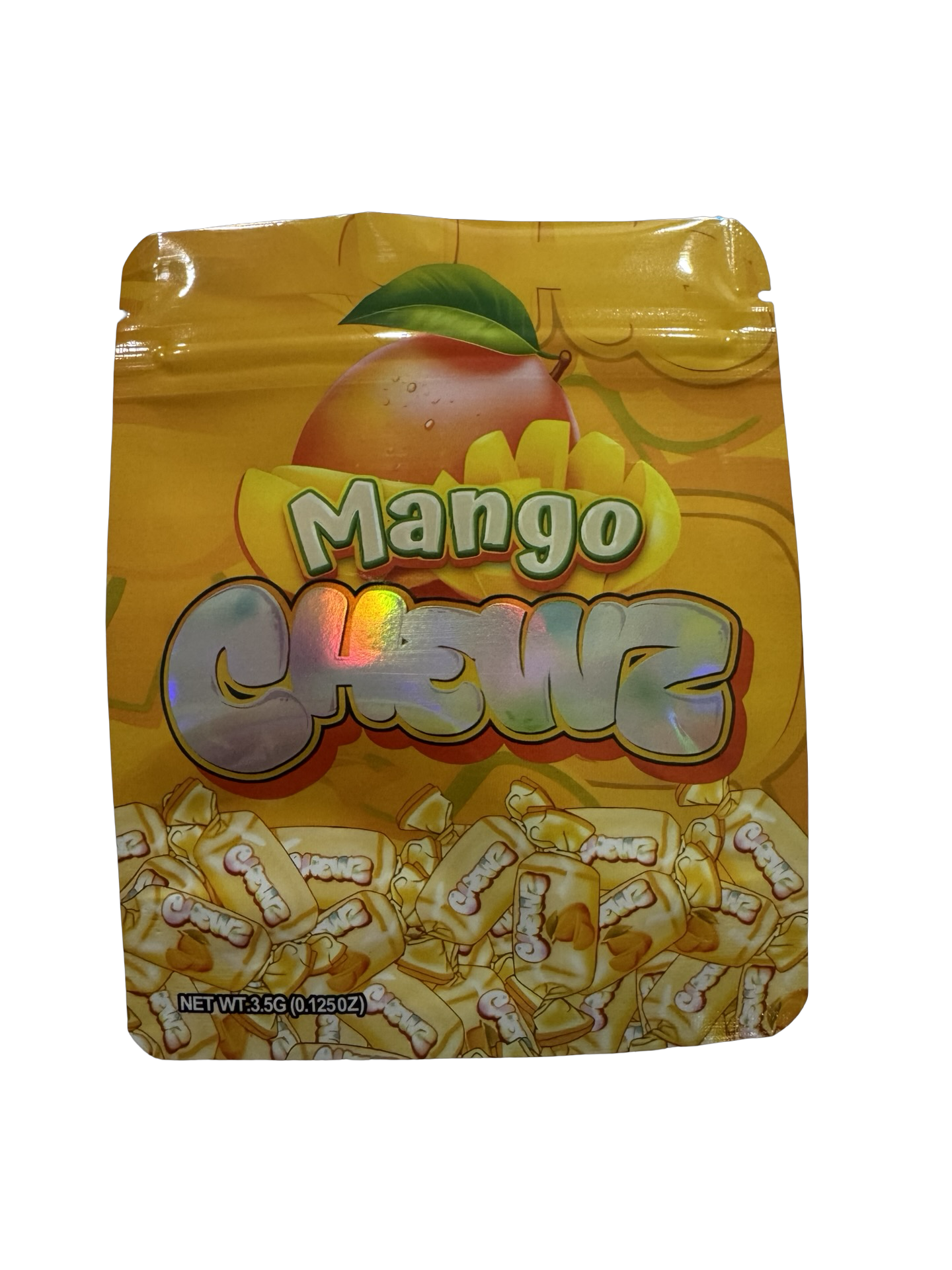 Mango Mylar Bags 3.5g Chewz Mango Mylar Bags 3.5g Chewz
