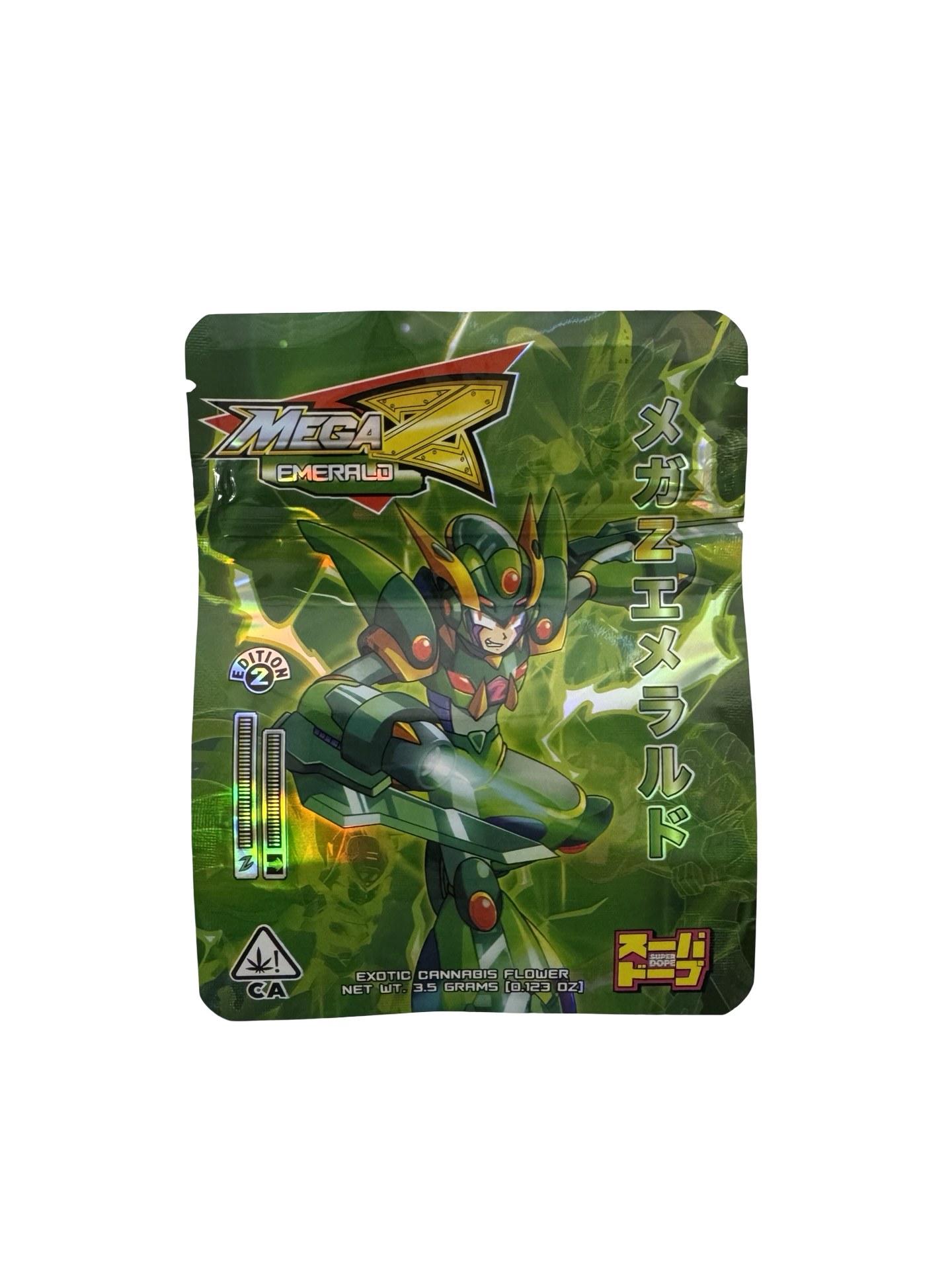 Mega Z Emerald Edition 2 Mylar Bags 3.5g Super Dope Mega Z Emerald Edition 2 Mylar Bags 3.5g Super Dope