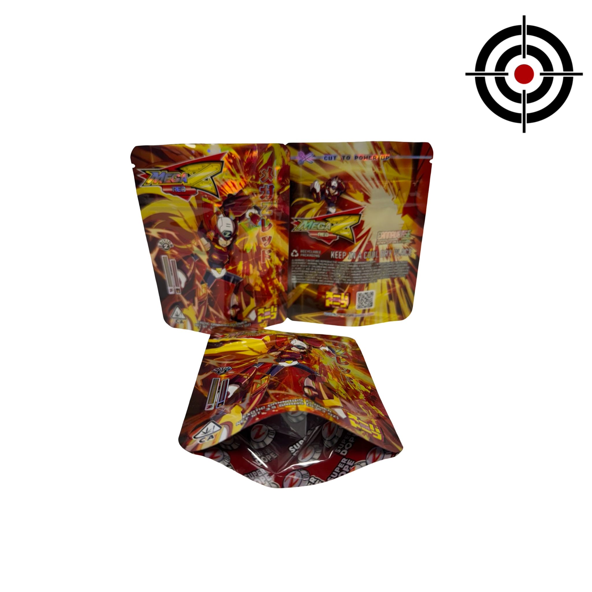 Mega Z Red Edition 2 Mylar Bags 3.5g Super Dope Mega Z Red Edition 2 Mylar Bags 3.5g Super Dope