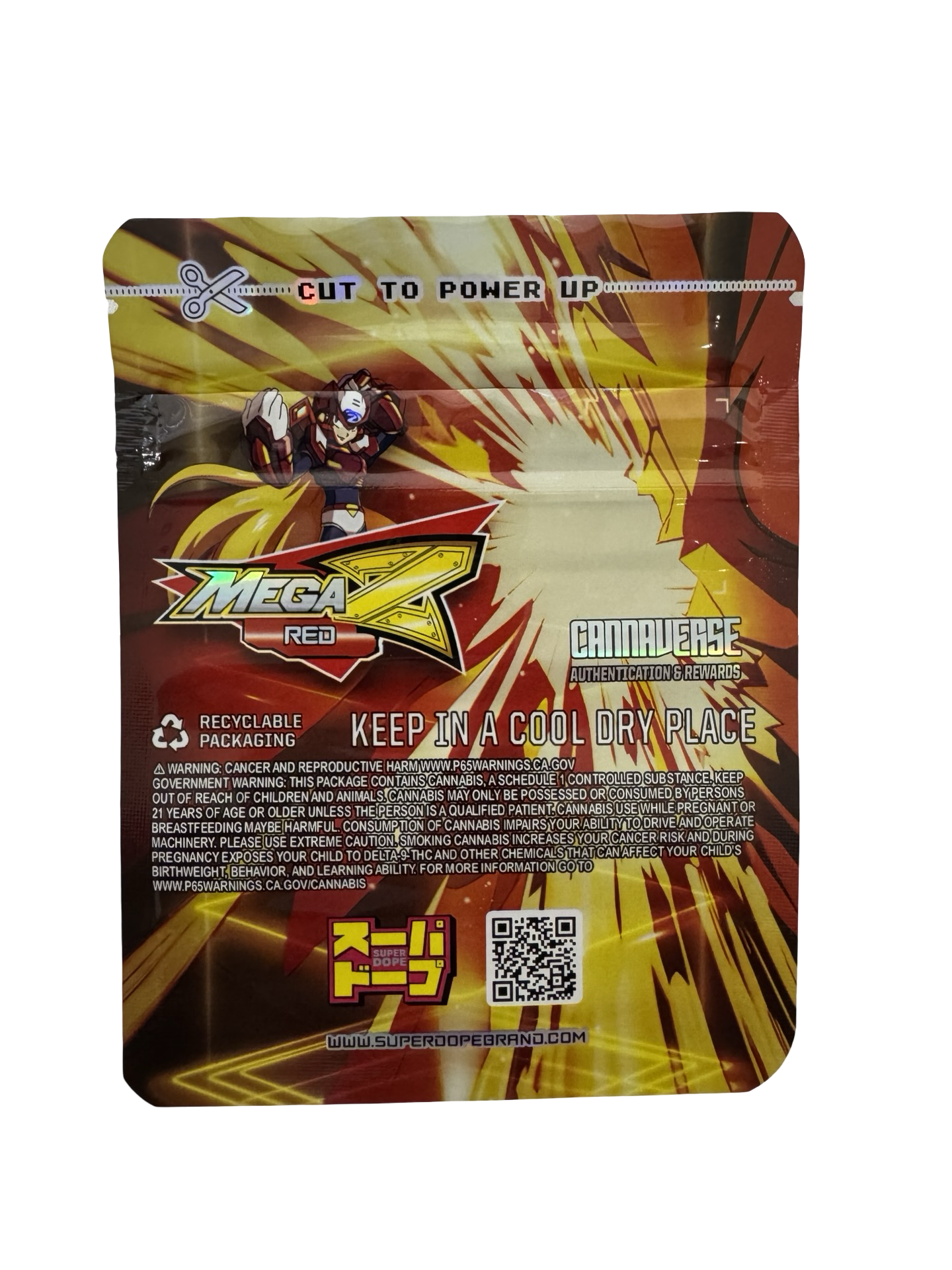 Mega Z Red Edition 2 Mylar Bags 3.5g Super Dope Mega Z Red Edition 2 Mylar Bags 3.5g Super Dope