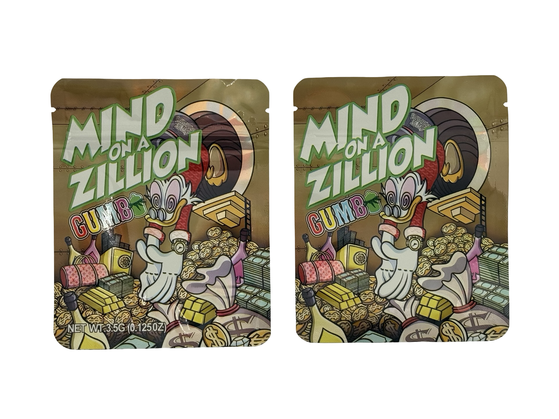 Mind on a Zillion 3.5g Mylar Bags Gumbo