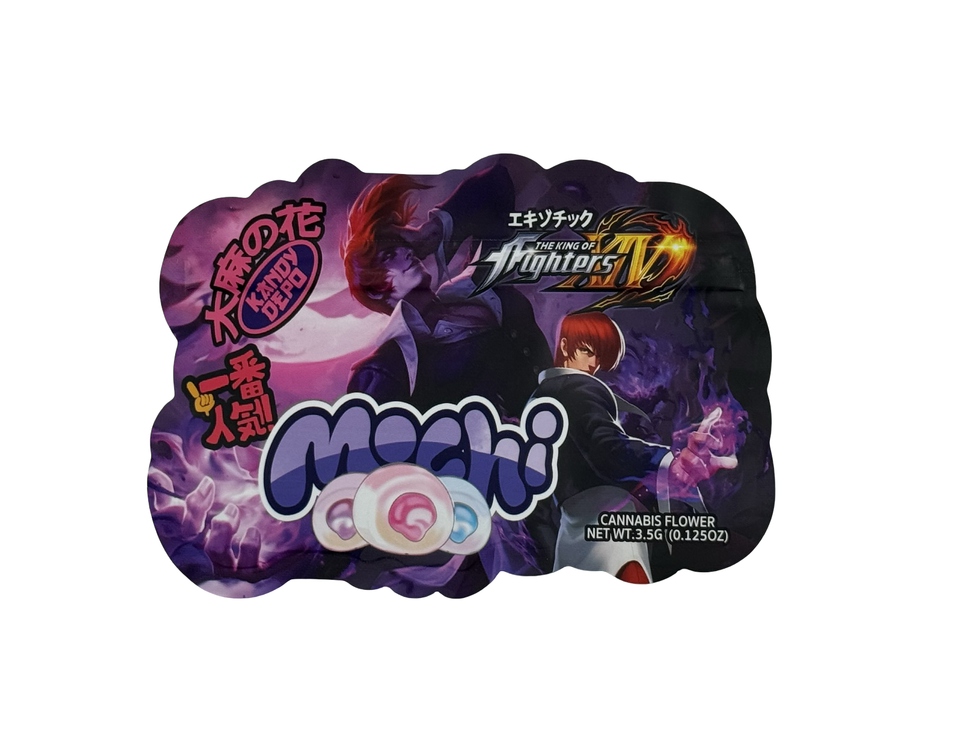 Mochi King of Fighters Mylar Bags 3.5g Kandy Depo Mochi King of Fighters Mylar Bags 3.5g Kandy Depo