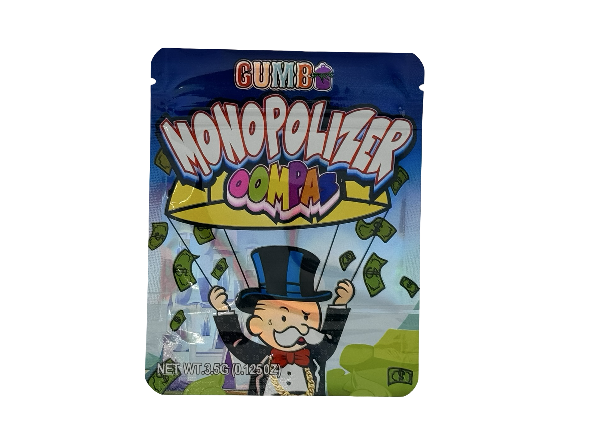 Monopolizer 3.5g Mylar Bags Gumbo Monopolizer 3.5g Mylar Bags Gumbo
