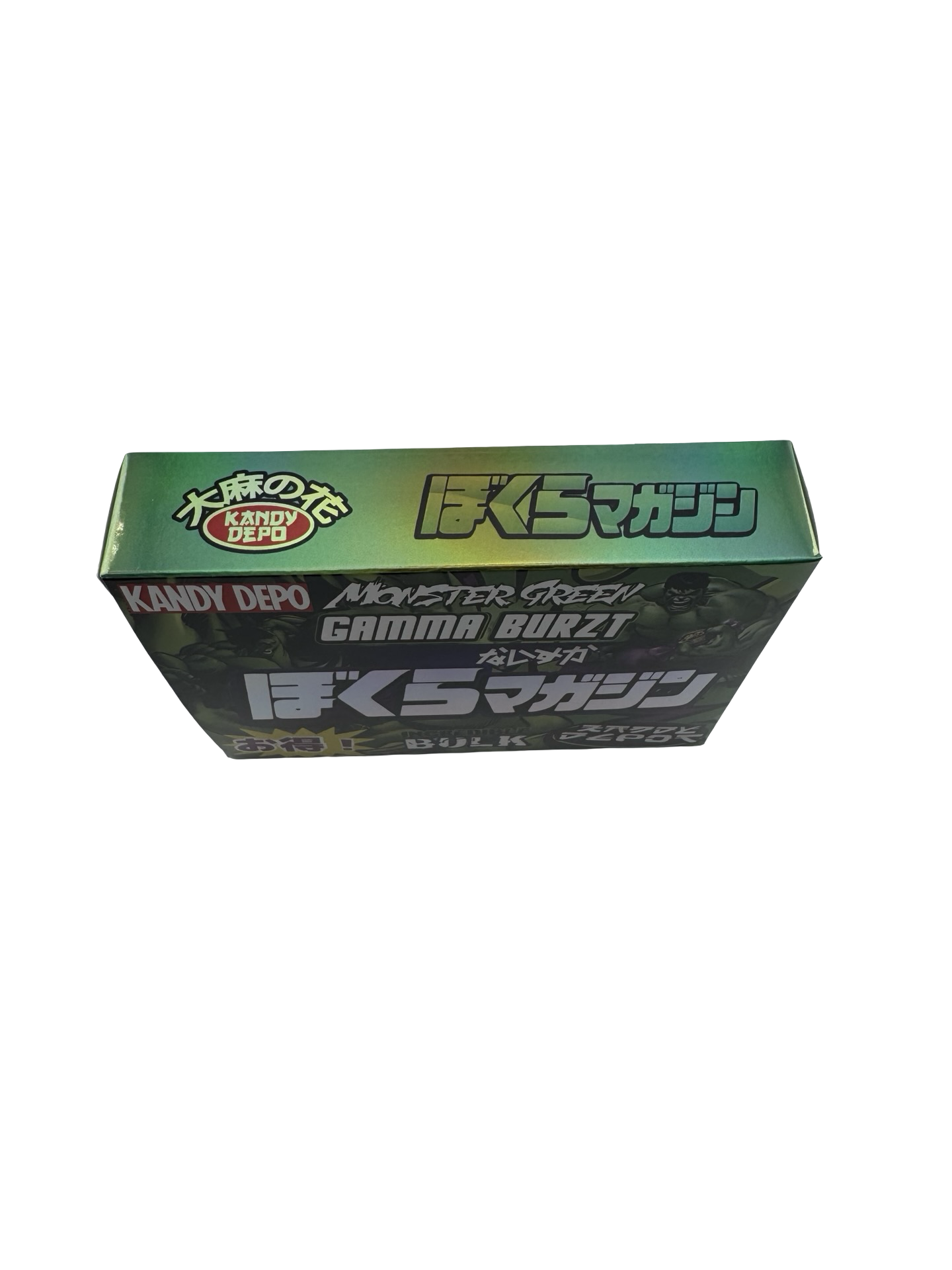 Monster Green Gamma Burzt 3.5g Mylar Bags & Boxes Kandy Depo Monster Green Gamma Burzt 3.5g Mylar Bags & Boxes Kandy Depo