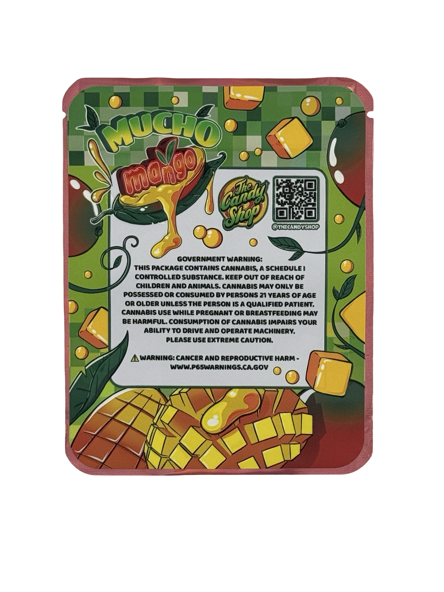 Mucho Mango Mylar Bags 3.5g The Candy Shop Mucho Mango Mylar Bags 3.5g The Candy Shop