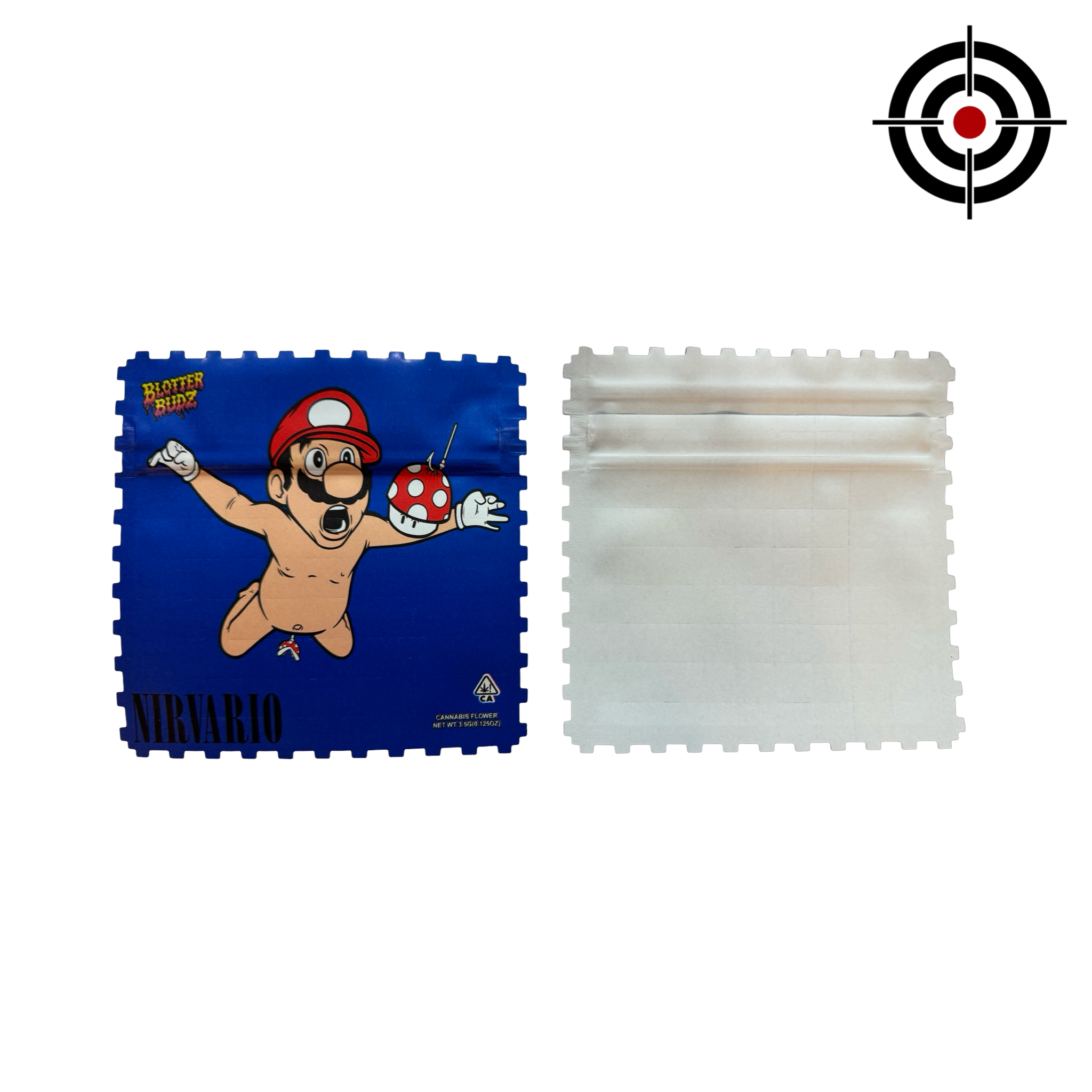 Nirvario Mylar Bags 3.5g Blotter Budz Nirvario Mylar Bags 3.5g Blotter Budz