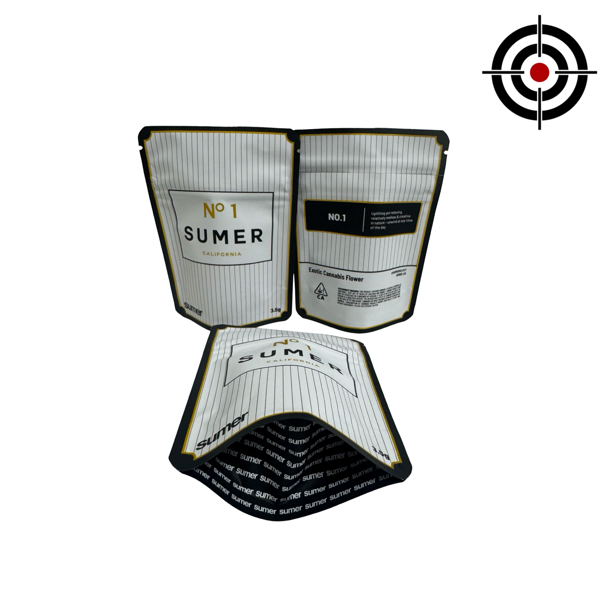 No. 1 Mylar Bags 3.5g Sumer No. 1 Mylar Bags 3.5g Sumer