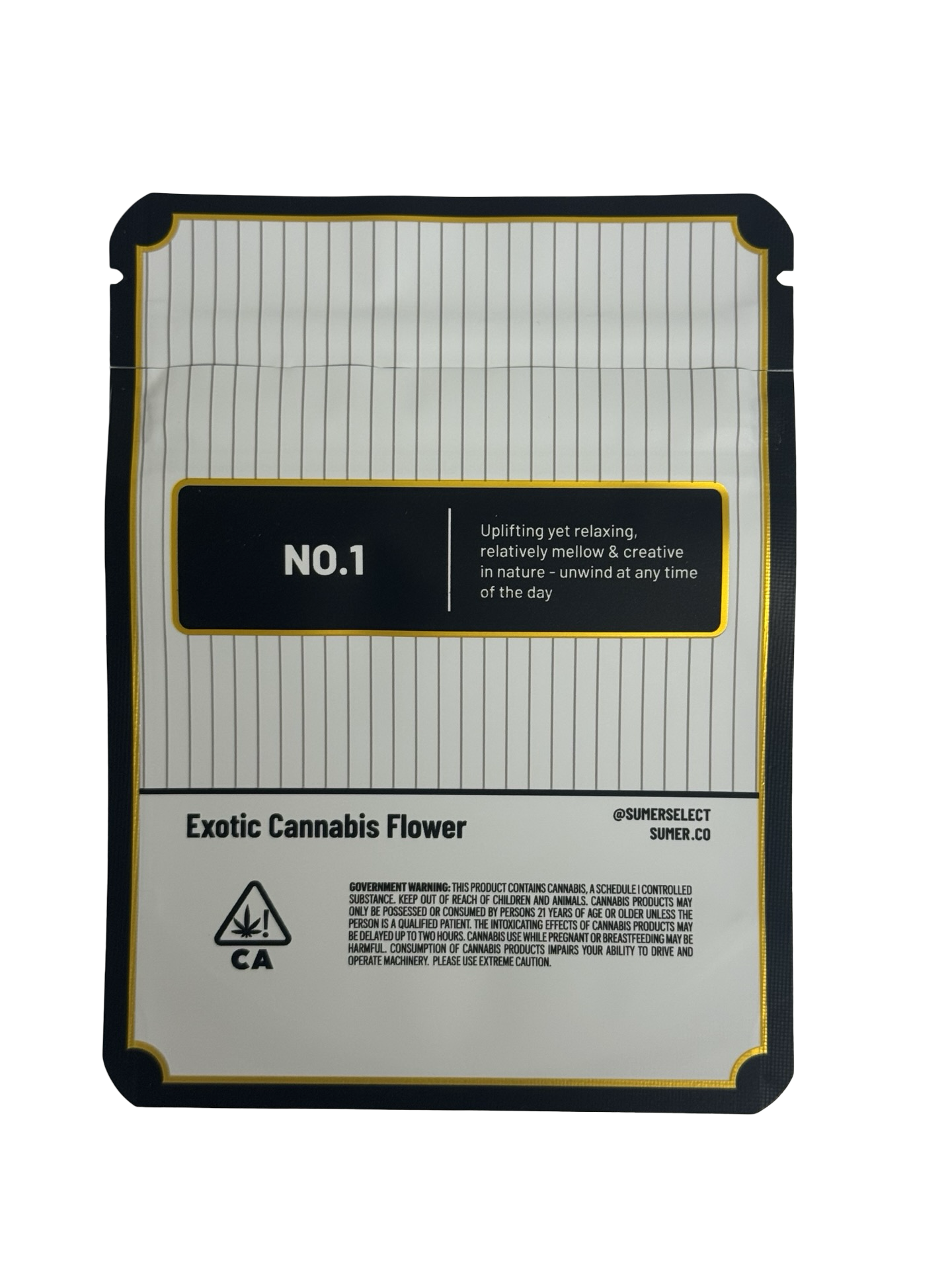 No. 1 Mylar Bags 3.5g Sumer No. 1 Mylar Bags 3.5g Sumer