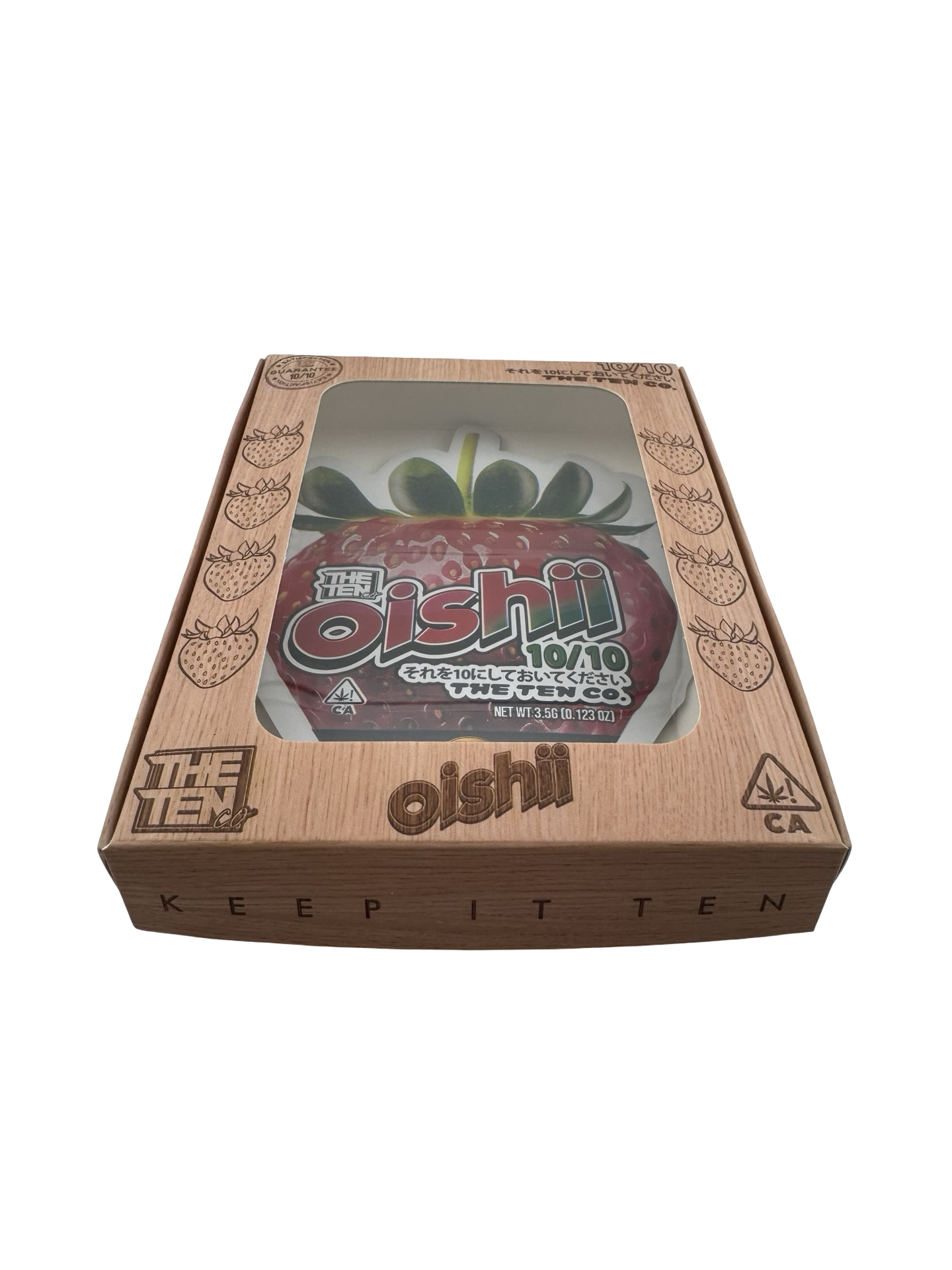 Oishii 3.5g Mylar Bags & Boxes The Ten Co (25 Sets) Oishii 3.5g Mylar Bags & Boxes The Ten Co (25 Sets)