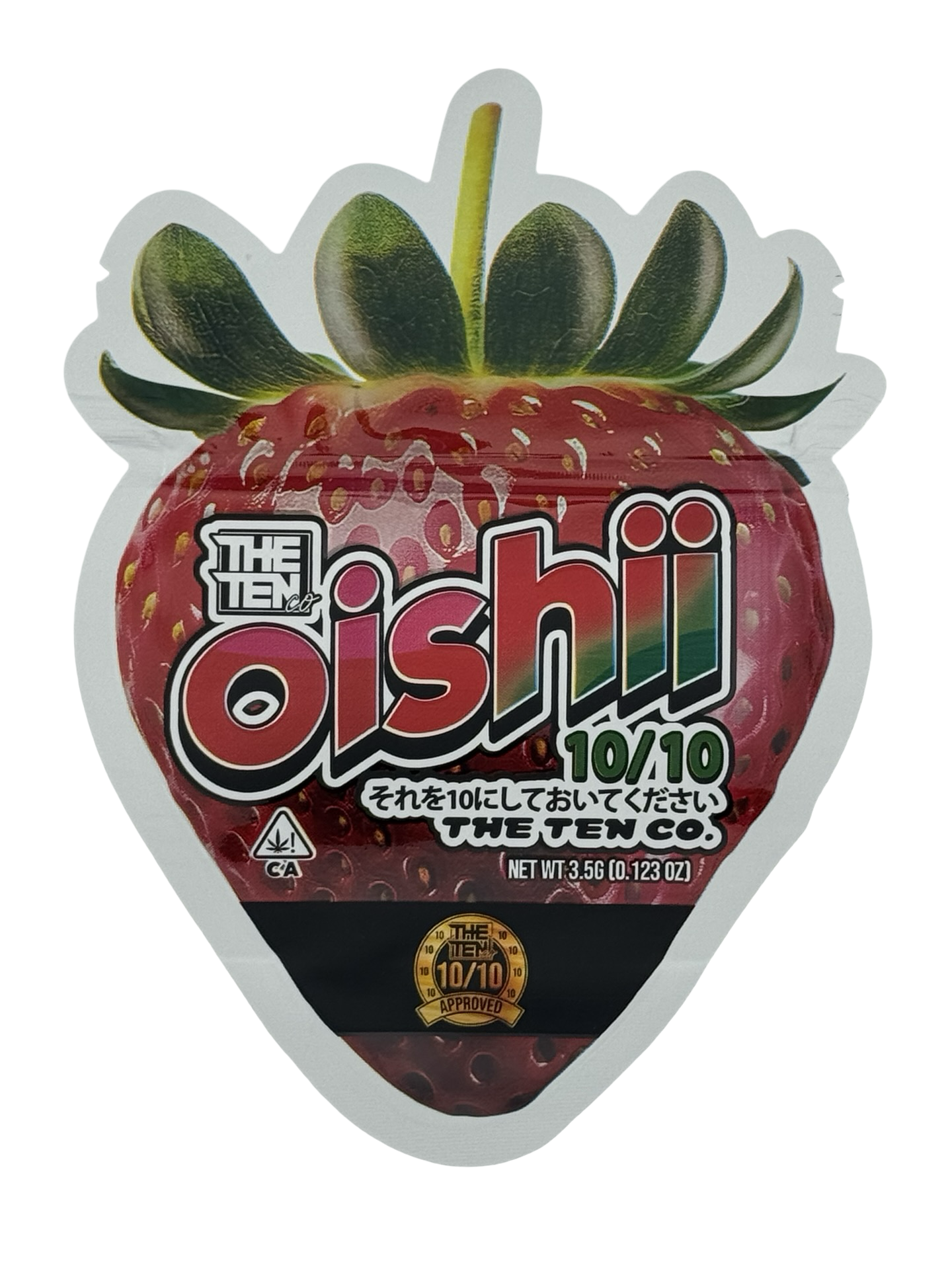 Oishii Mylar Bags 3.5g The Ten Co Oishii Mylar Bags 3.5g The Ten Co