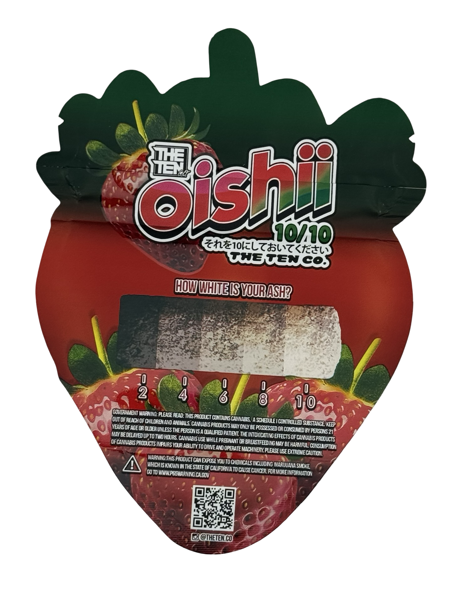 Oishii Mylar Bags 3.5g The Ten Co Oishii Mylar Bags 3.5g The Ten Co