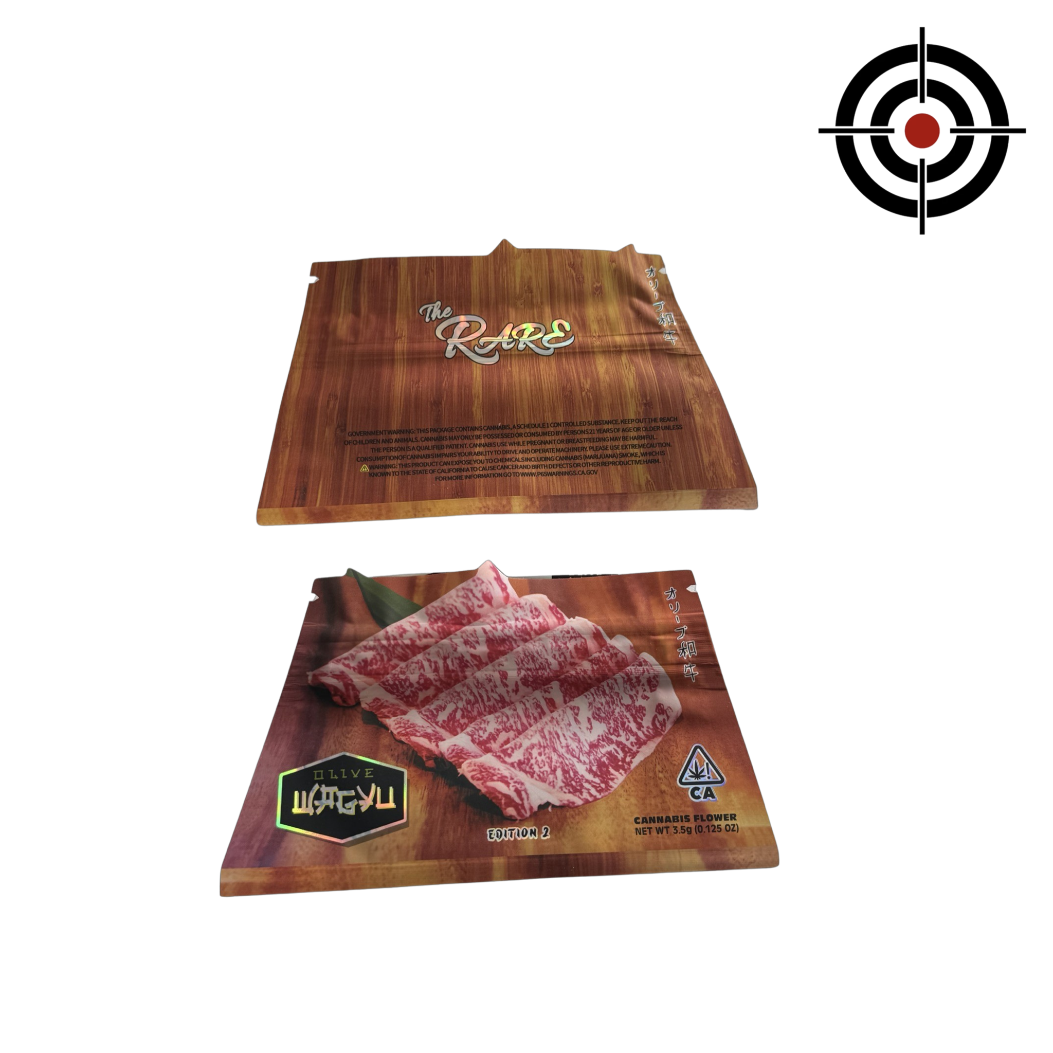 Olive Wagyu Edition 2 Mylar Bags 3.5g The Rare Olive Wagyu Edition 2 Mylar Bags 3.5g The Rare