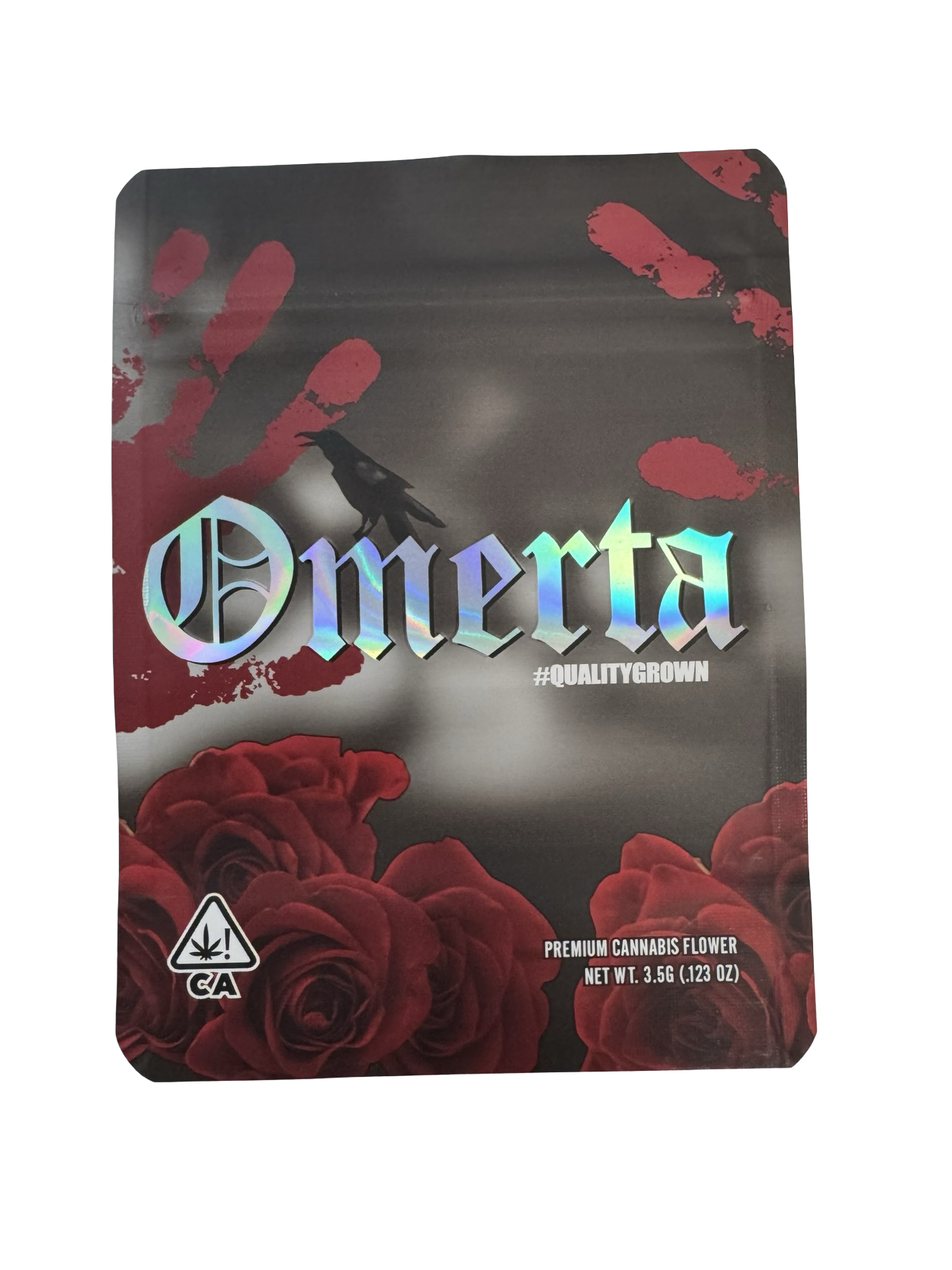 Omerta Mylar Bags 3.5g Dubz Garden Omerta Mylar Bags 3.5g Dubz Garden
