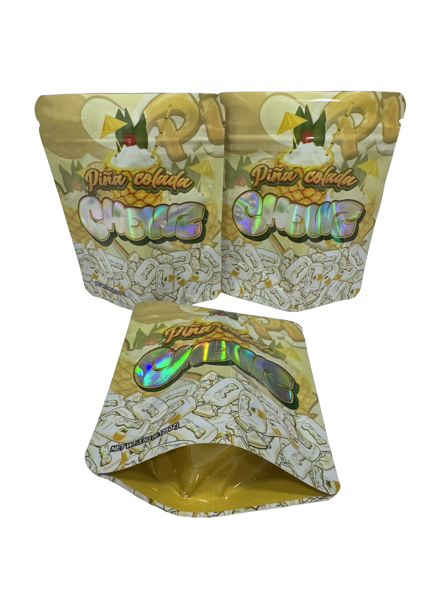 Pina Colada Mylar Bags 3.5g Chewz Pina Colada Mylar Bags 3.5g Chewz