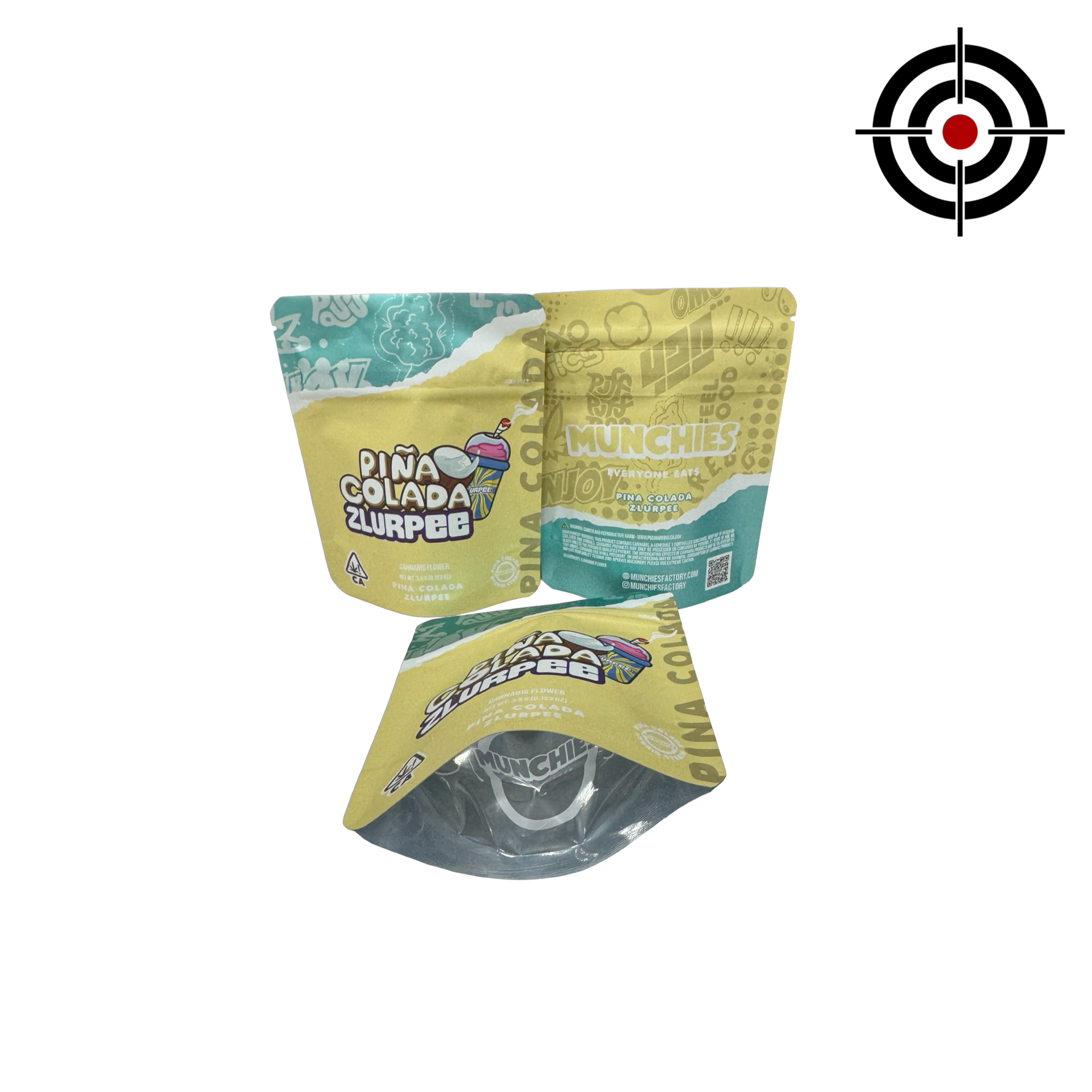Pina Colada Zlurpee Mylar Bags 3.5g Munchies Pina Colada Zlurpee Mylar Bags 3.5g Munchies